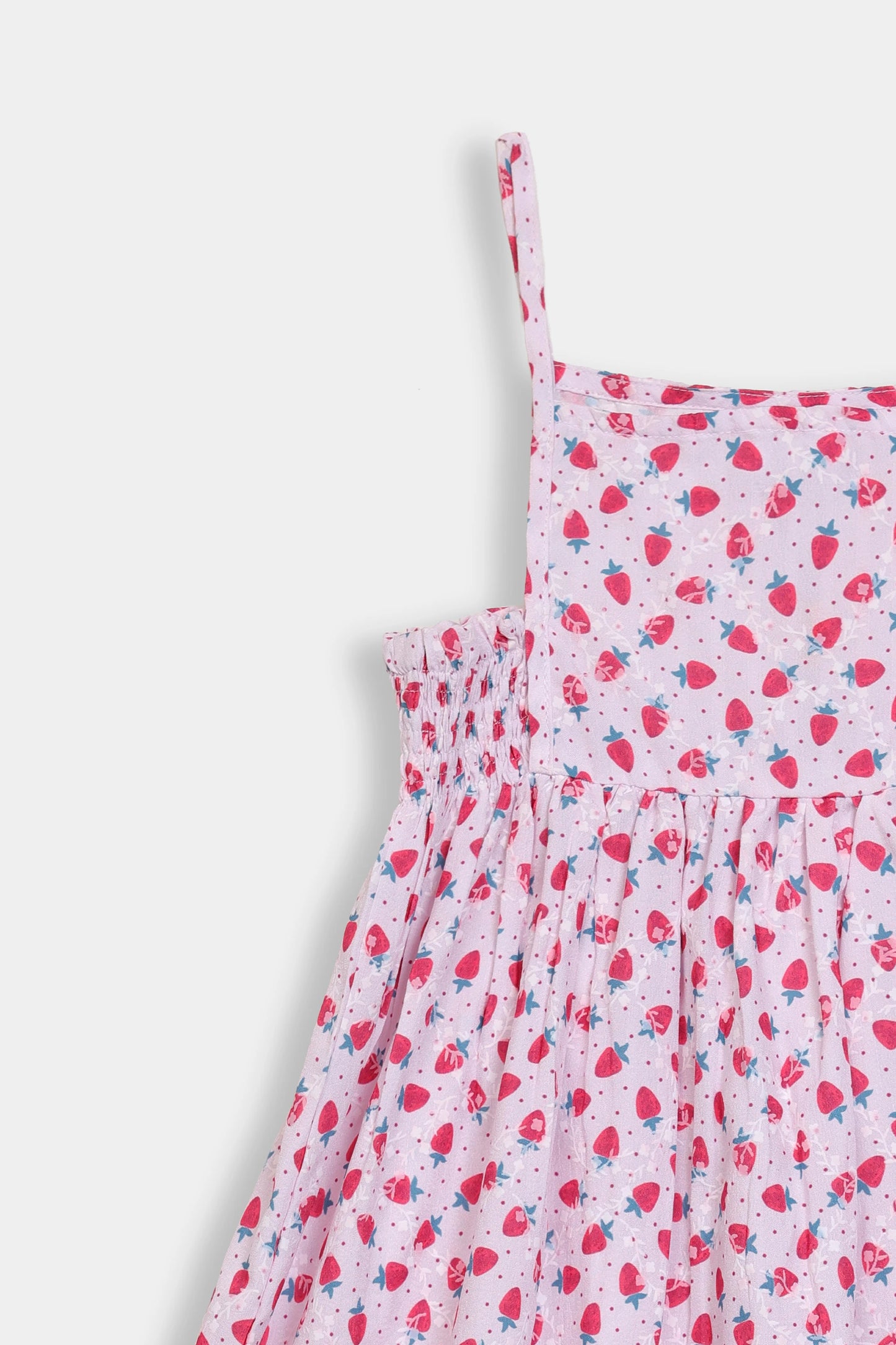 Cotton Puff Printed Dress - Cougar Clothing