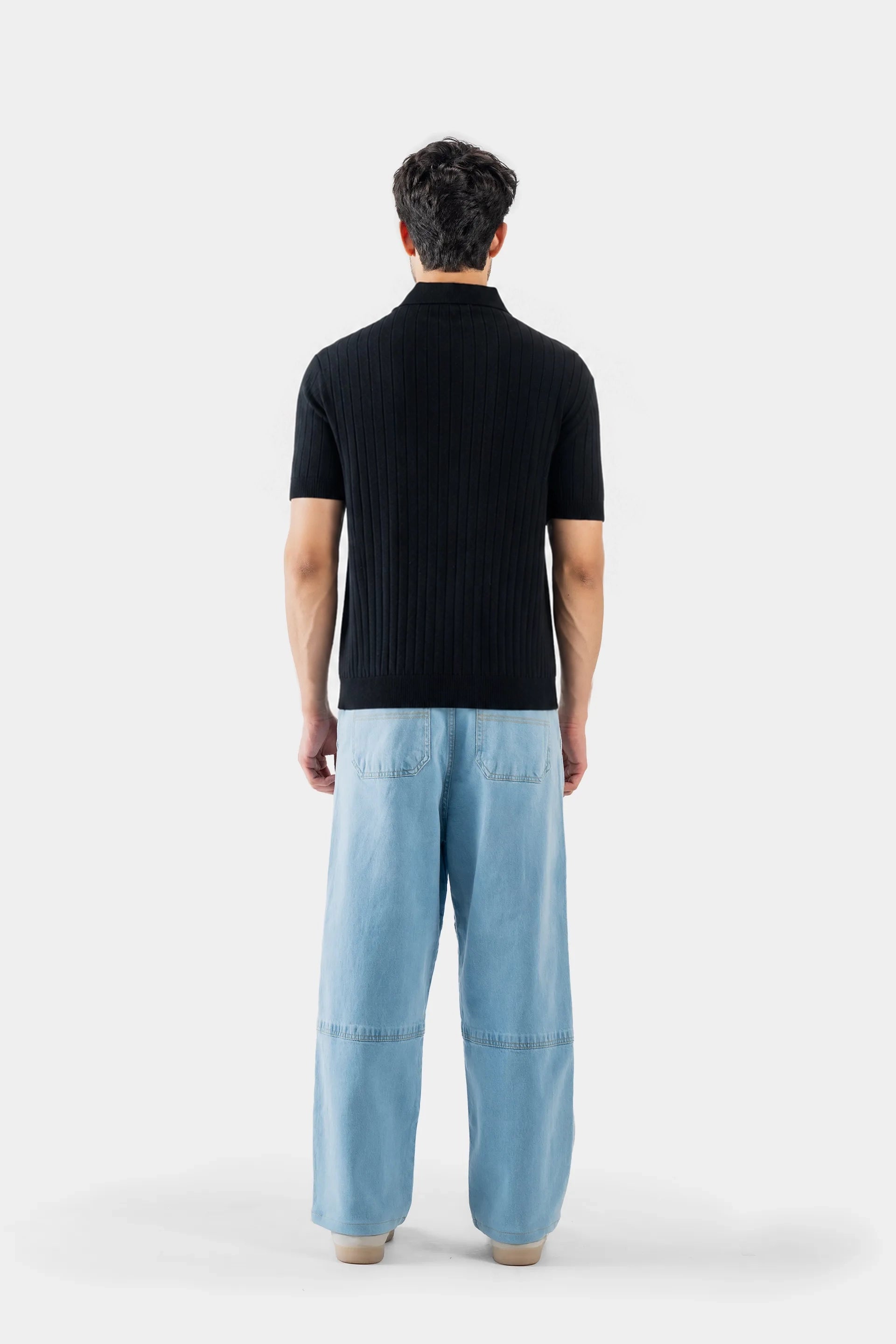 Button-Down Knit Polo - Cougar Clothing