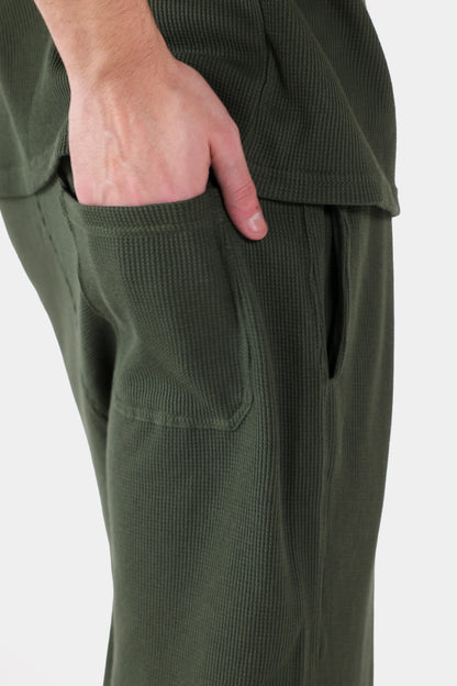 Waffle Knit Trousers - Cougar Clothing