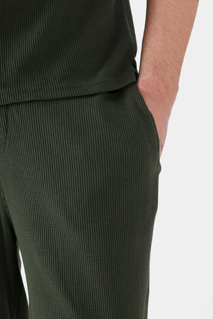 Waffle Knit Trousers - Cougar Clothing