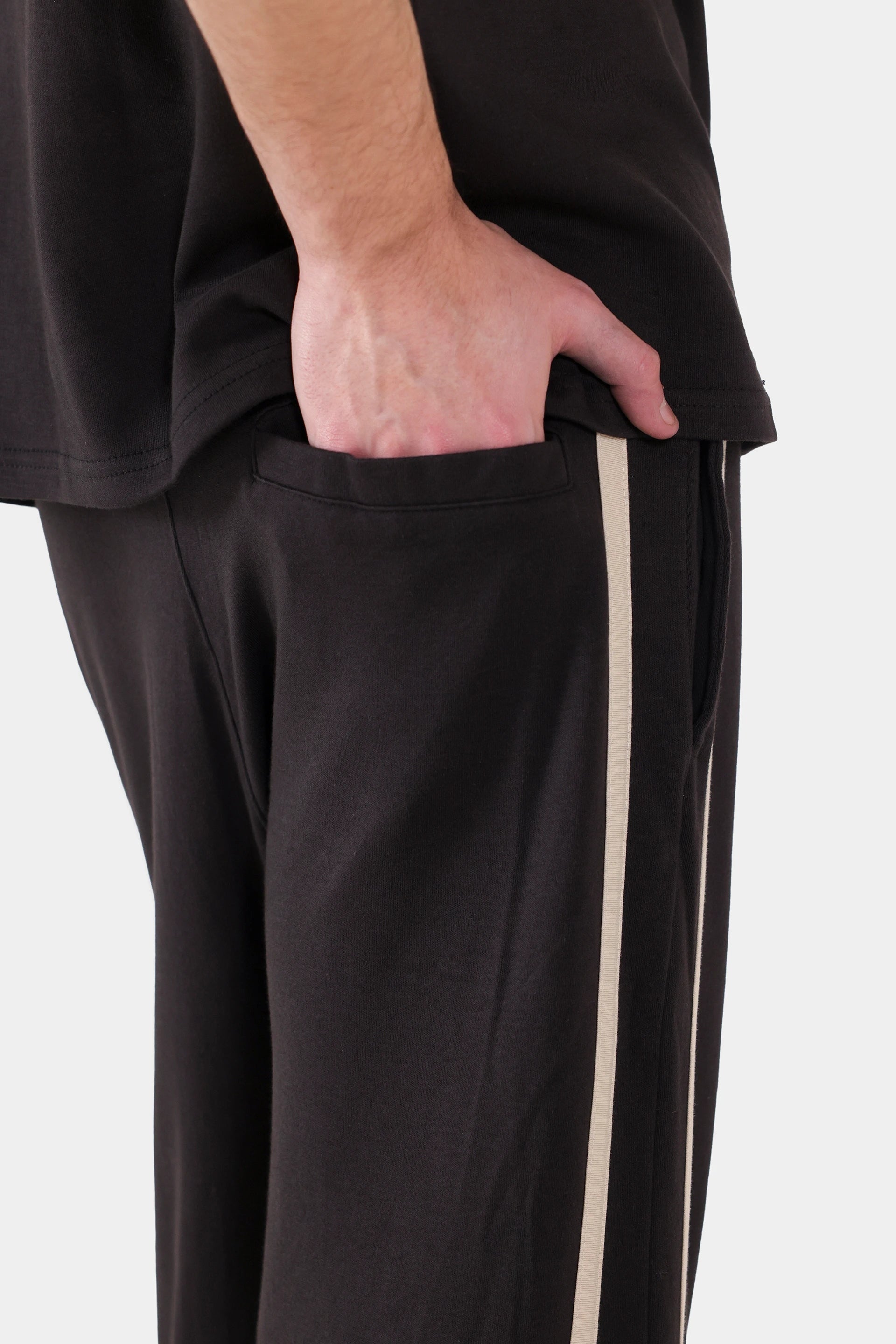 Side Striped Relaxed Fit Trousers - Cougar Clothing