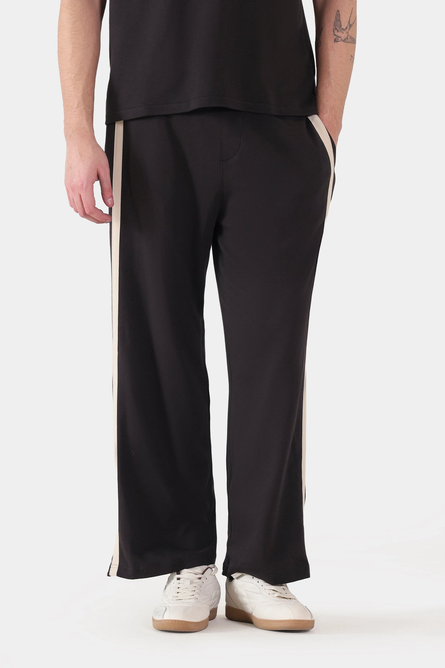 Side Striped Relaxed Fit Trousers - Cougar Clothing