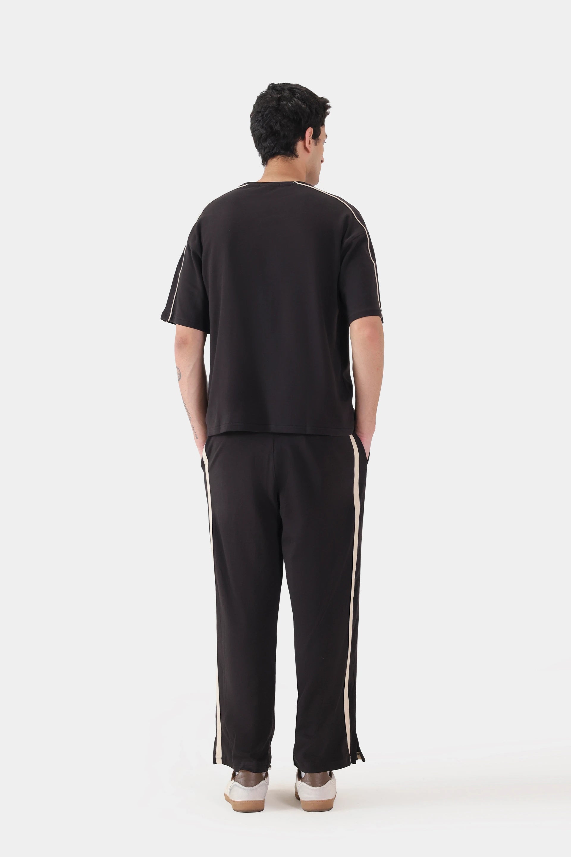 Side Striped Relaxed Fit Trousers - Cougar Clothing