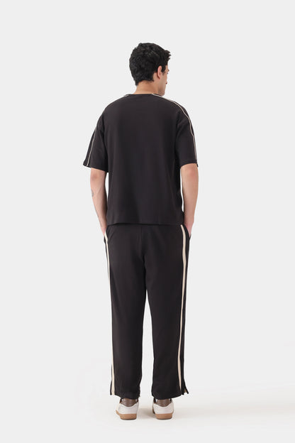 Side Striped Relaxed Fit Trousers - Cougar Clothing