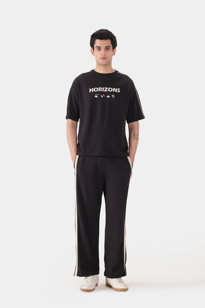 Side Striped Relaxed Fit Trousers - Cougar Clothing
