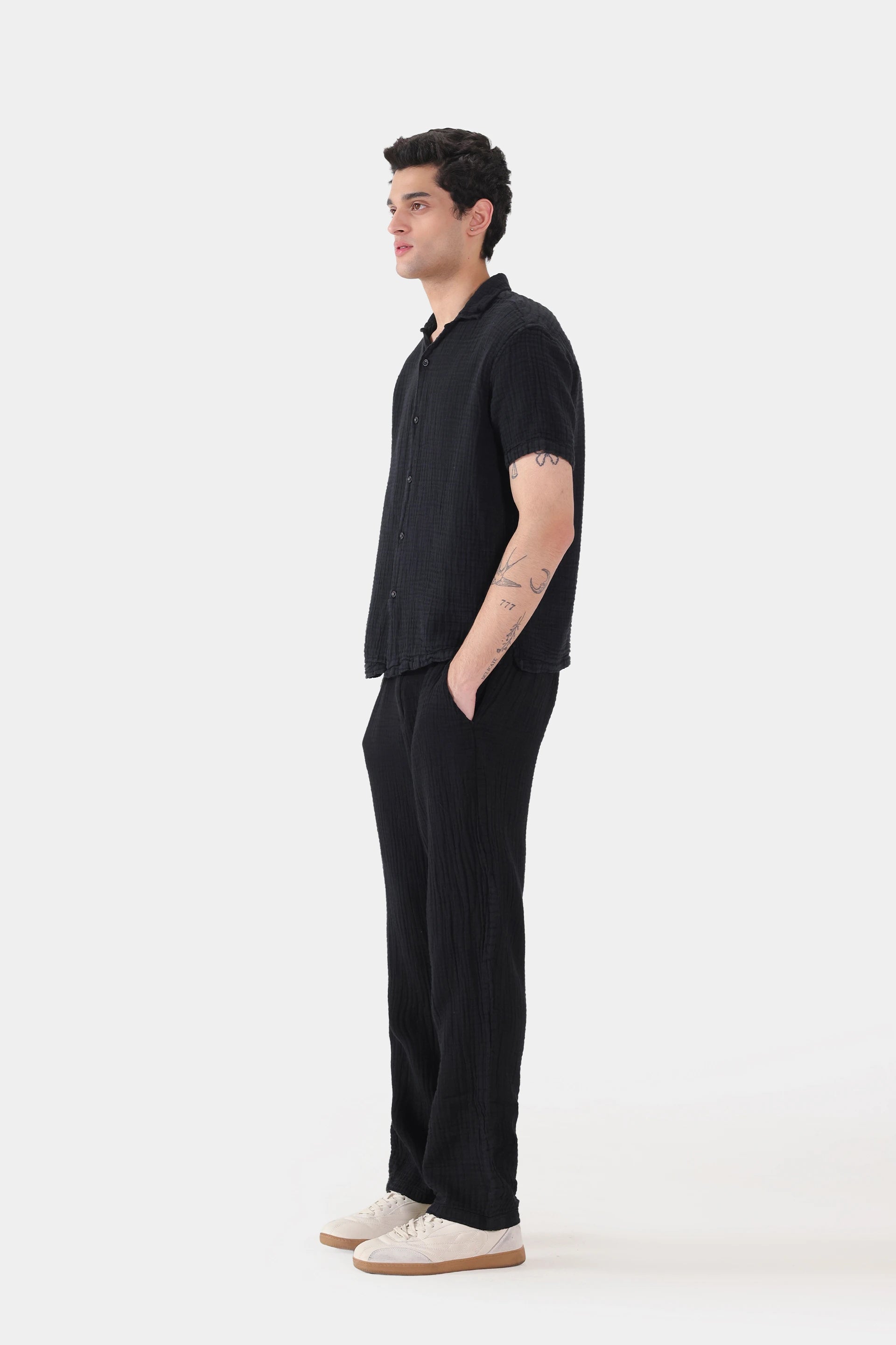 Muslin Relaxed Trousers - Cougar Clothing