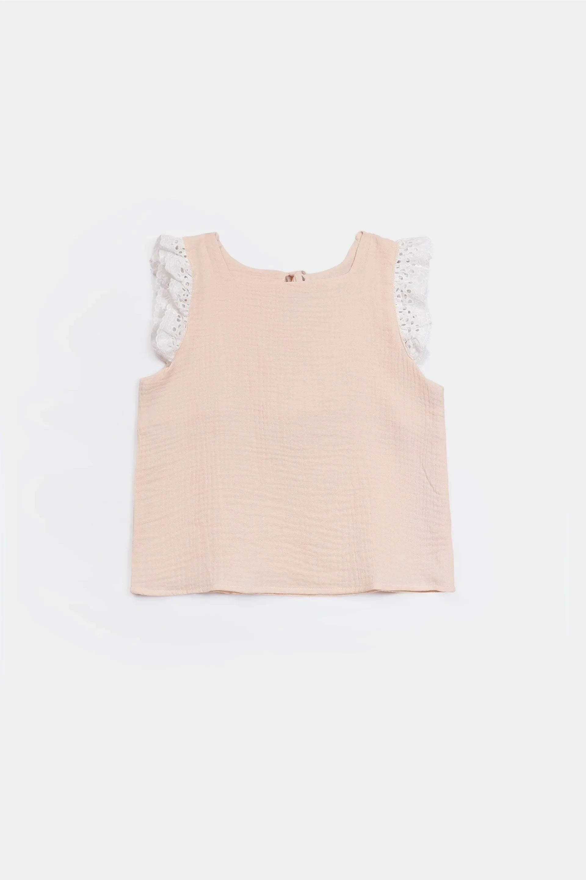 Lace-Trimmed Blouse - Cougar Clothing