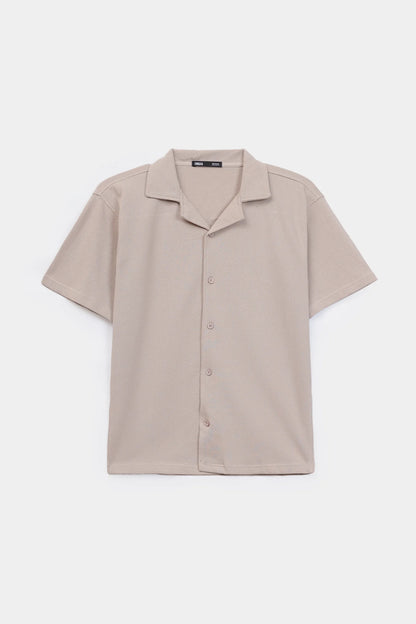Textured Relaxed Shirt - Cougar Clothing