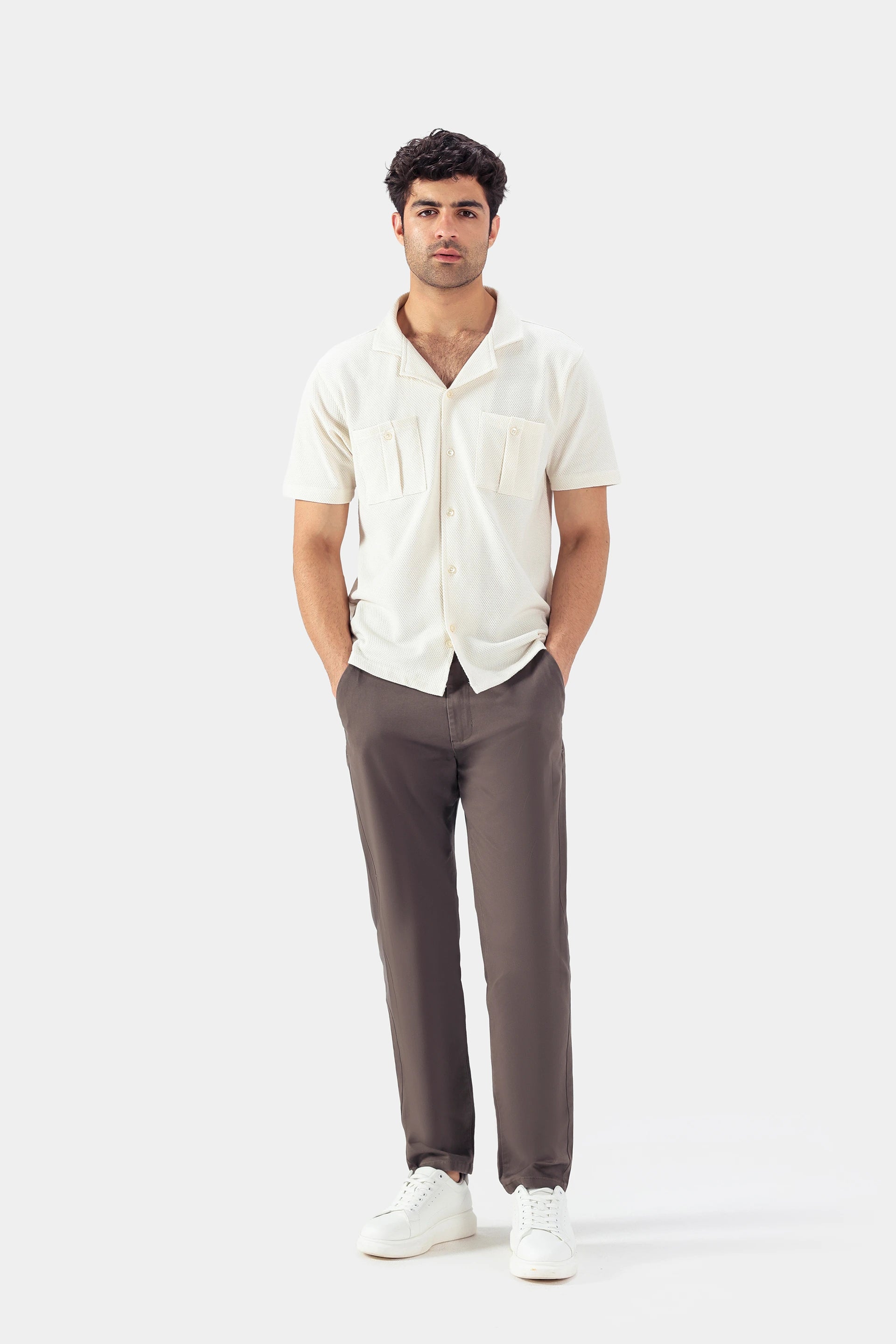 Straight Twill Chino Pants - Cougar Clothing