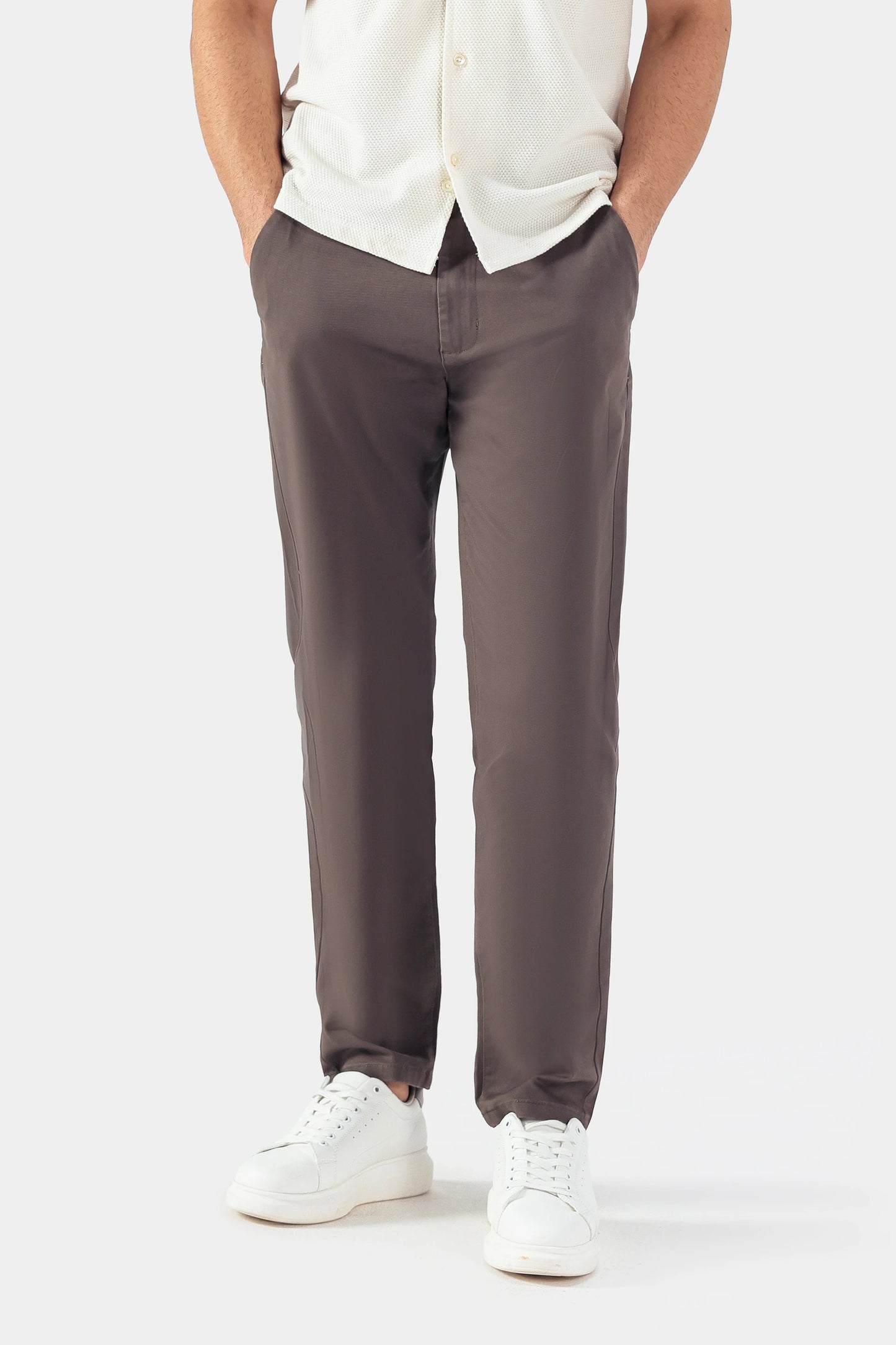 Straight Twill Chino Pants - Cougar Clothing