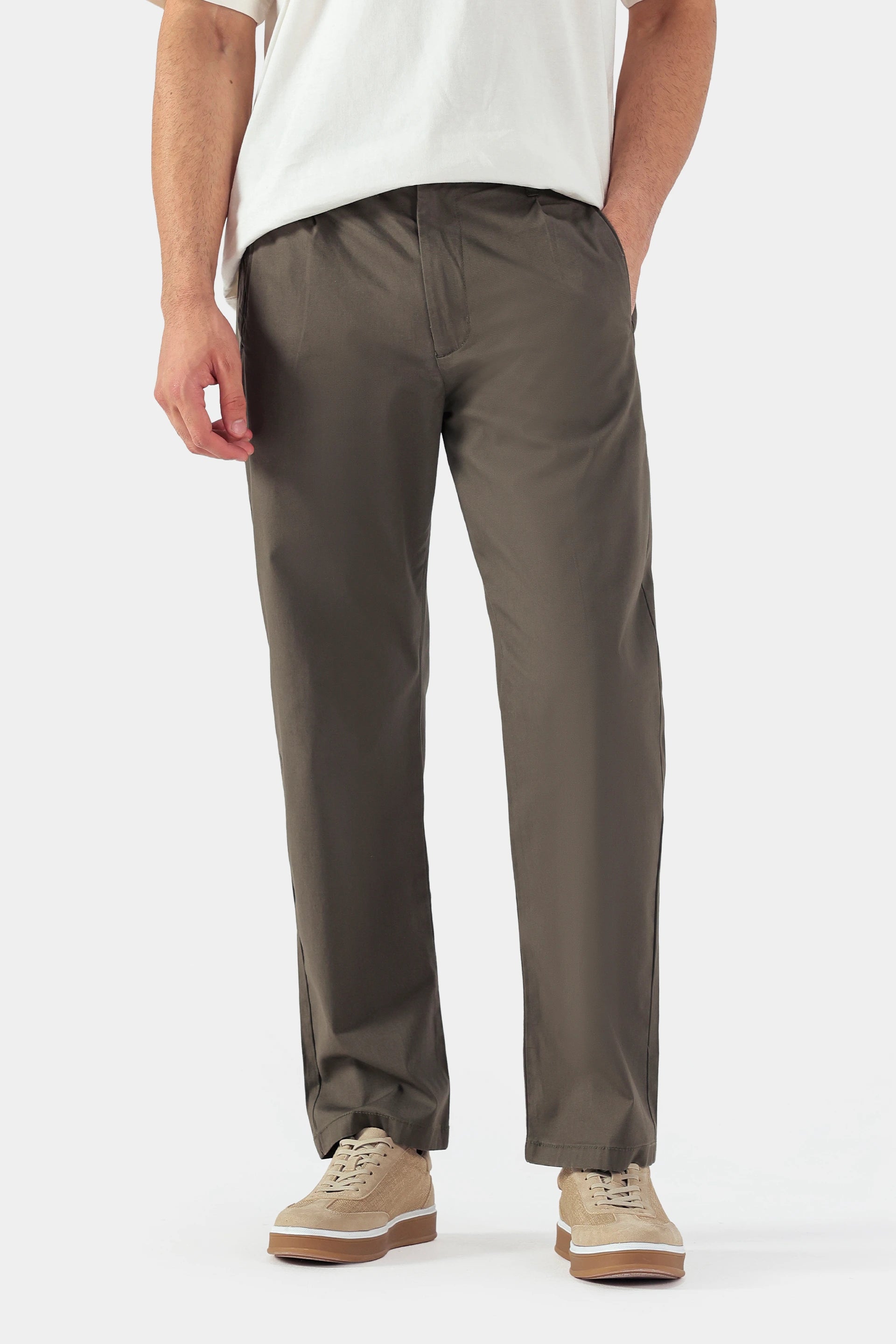 Relaxed Woven Trousers - Cougar Clothing
