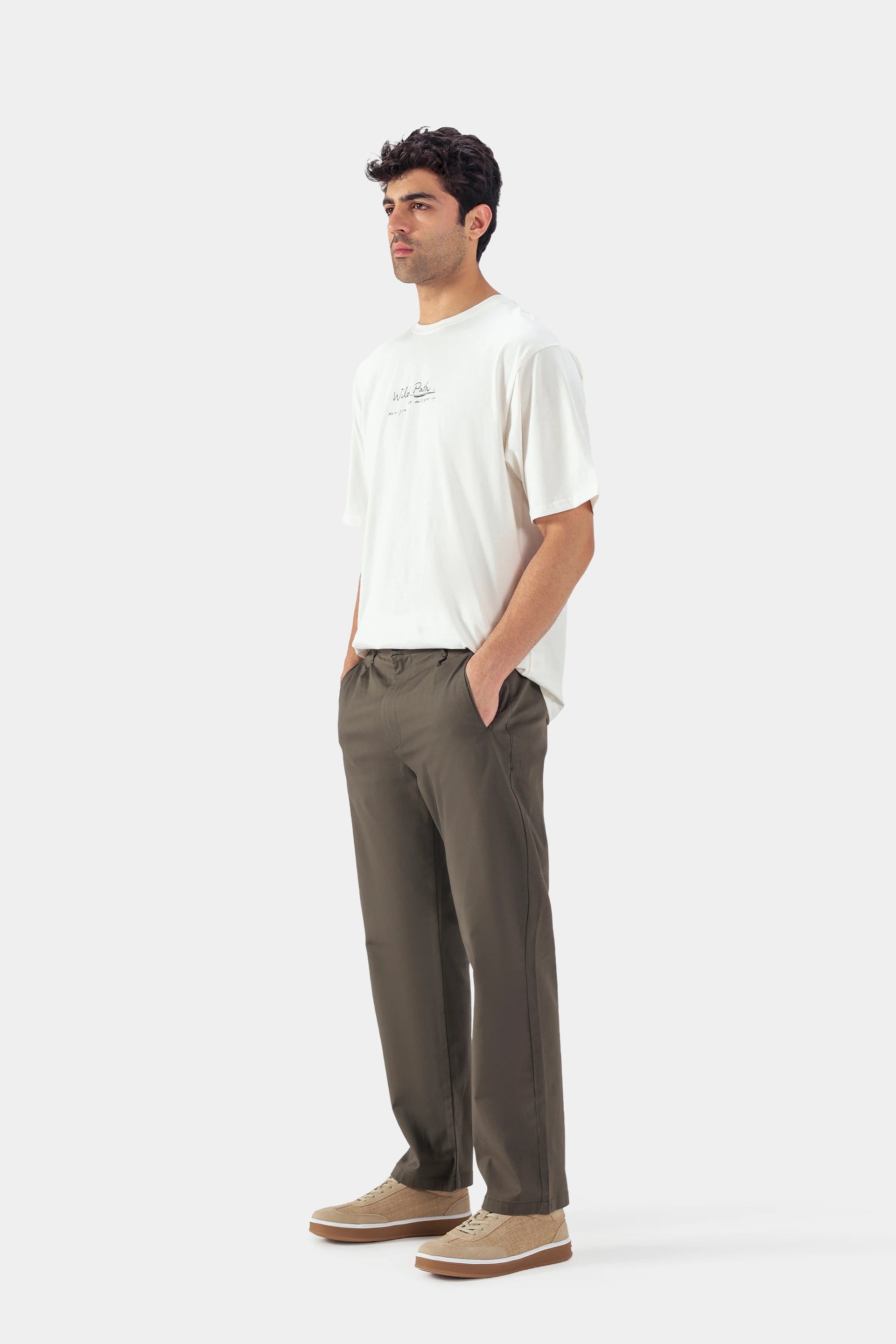 Relaxed Woven Trousers - Cougar Clothing