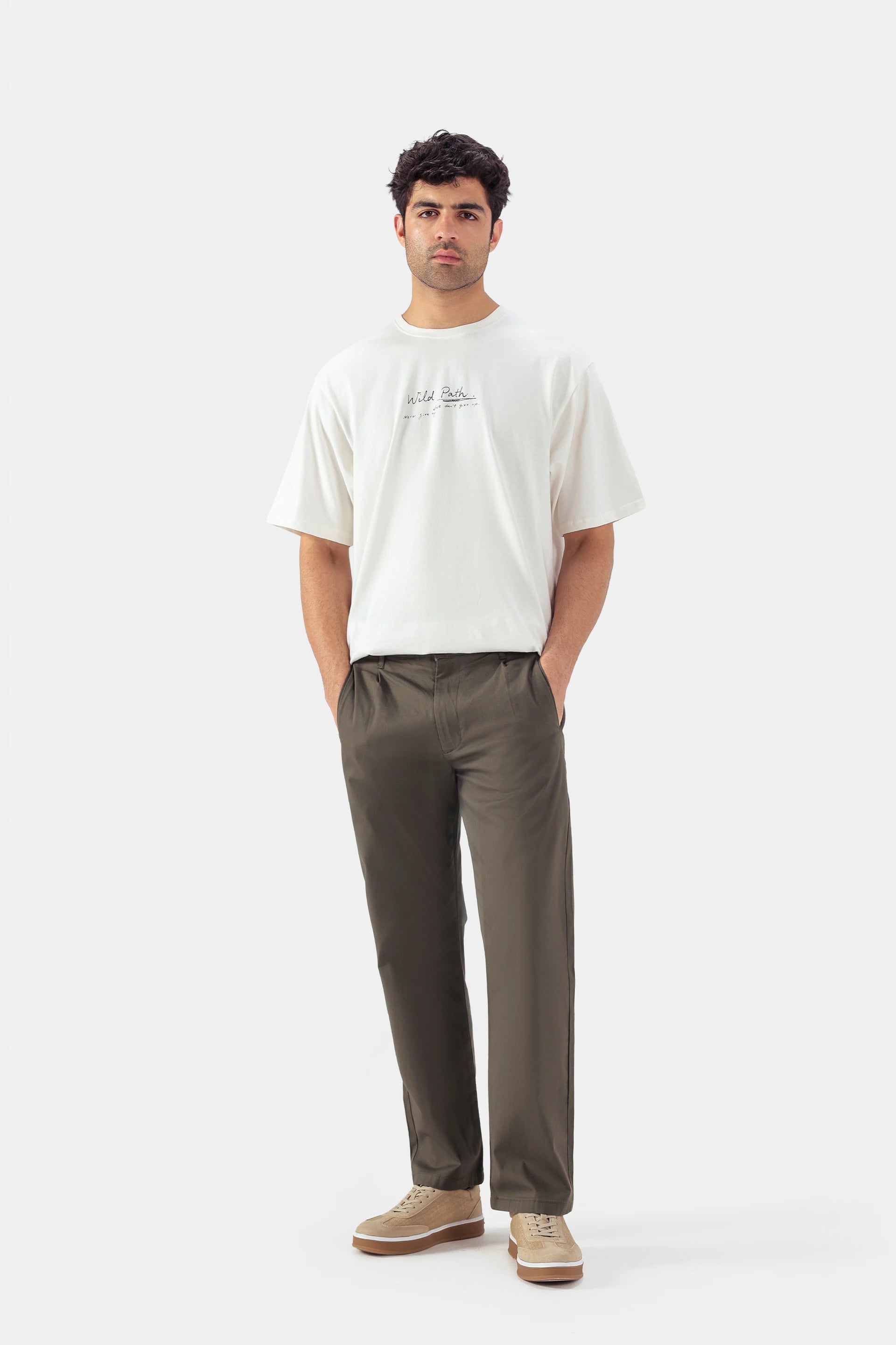 Relaxed Woven Trousers - Cougar Clothing