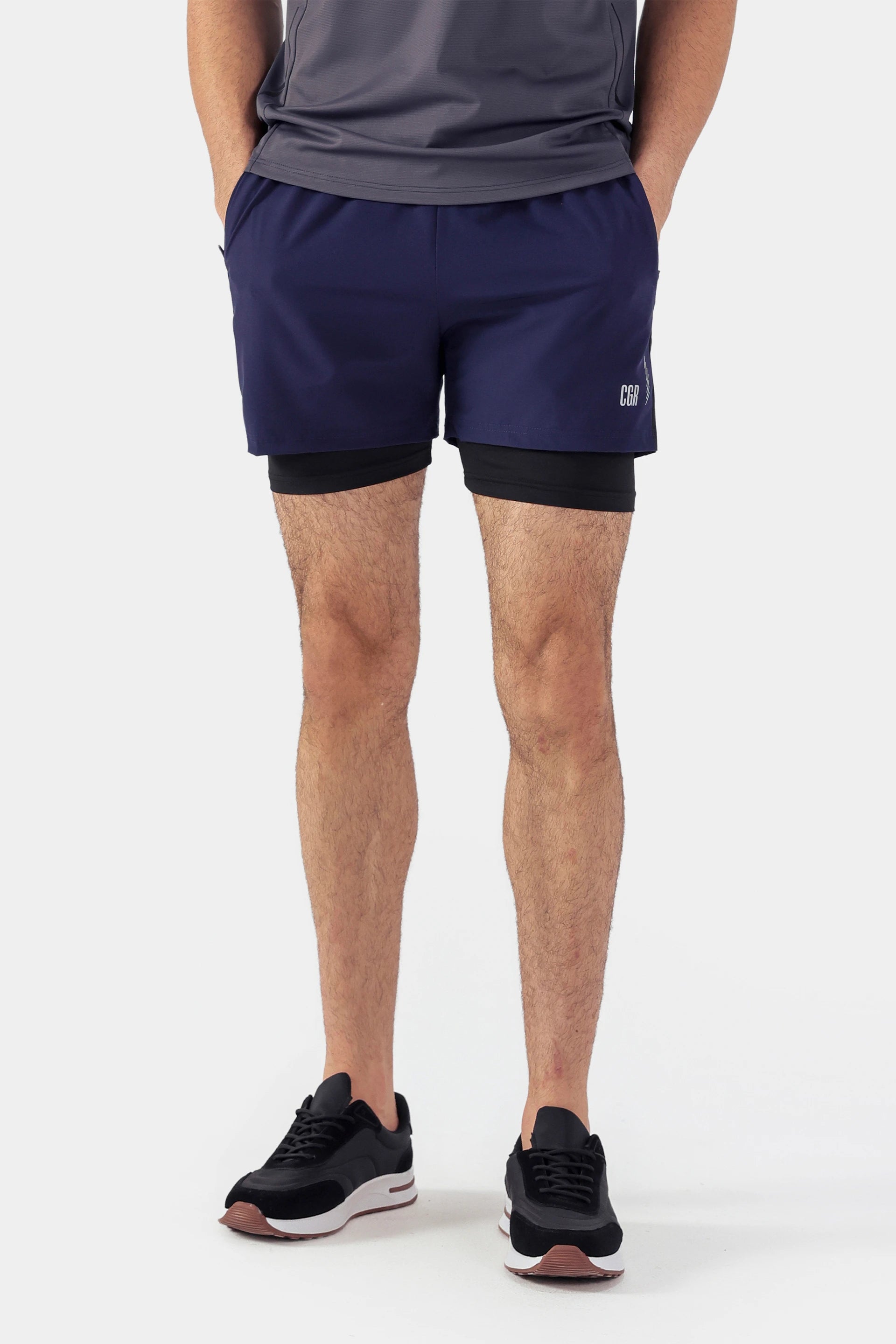 Activewear Double Layer Shorts - Cougar Clothing