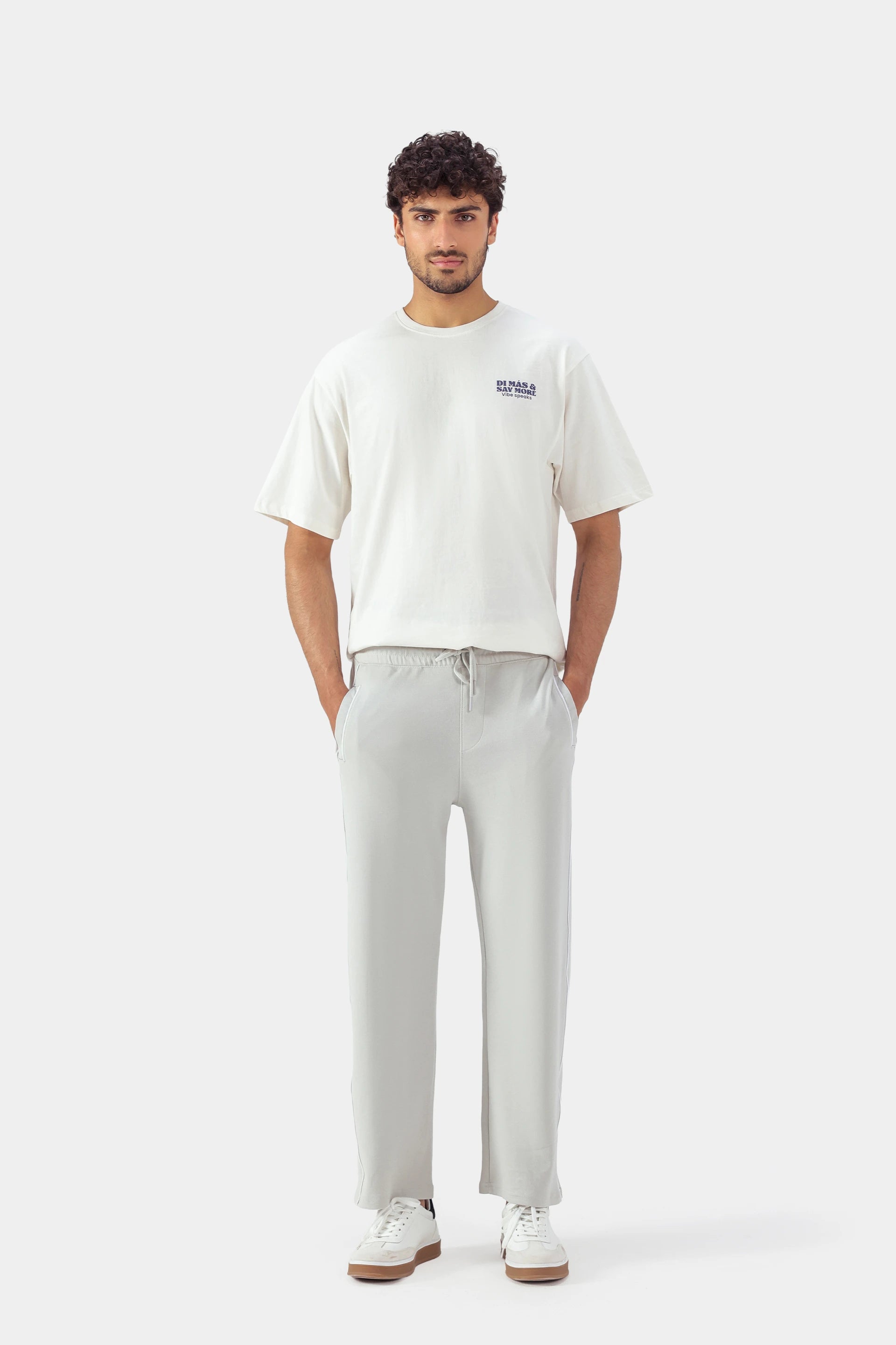Knitted Trousers With Piping Detail - Cougar Clothing