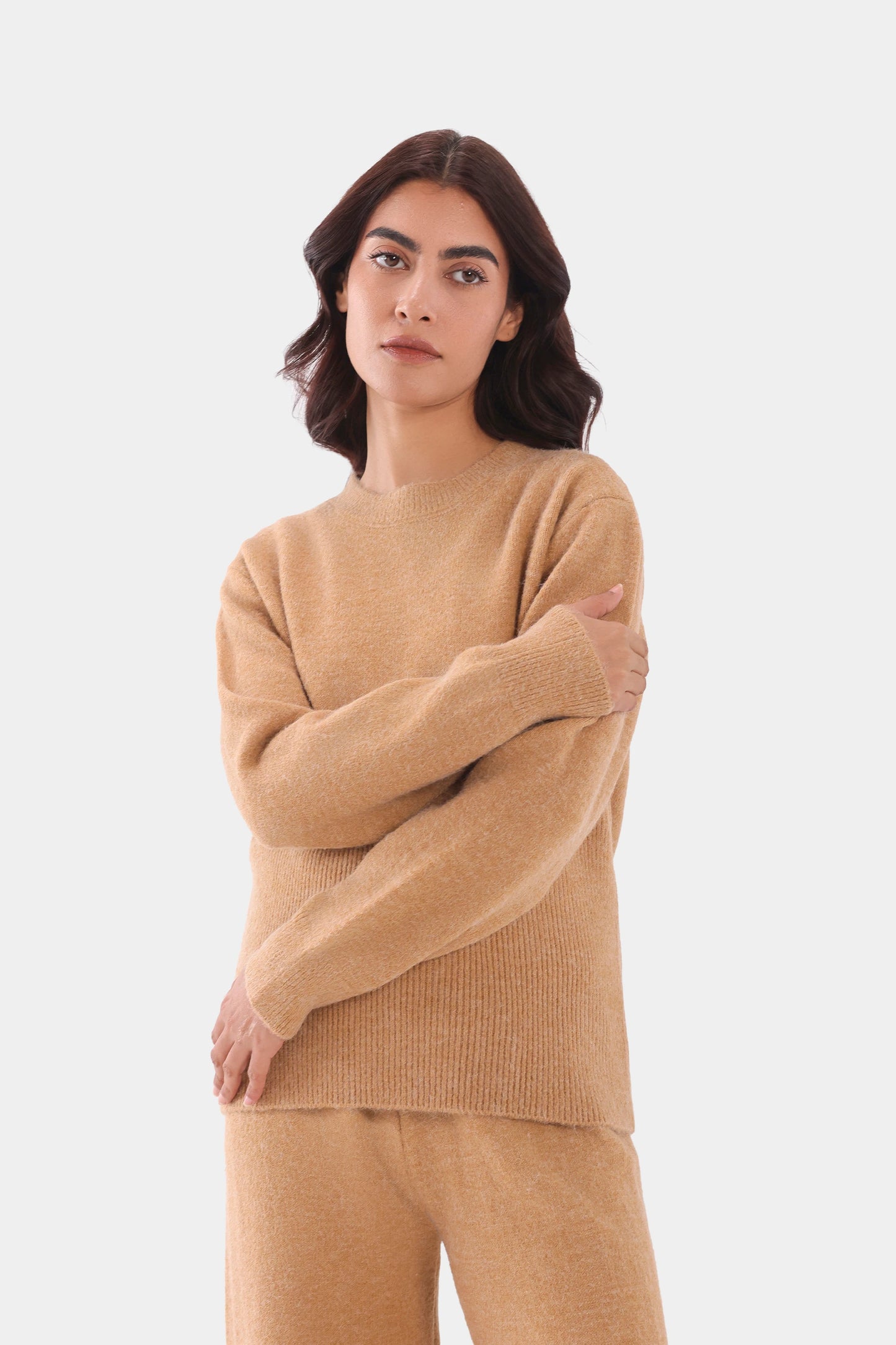 Fuzzy Knit Co-Ord Set - Cougar Clothing