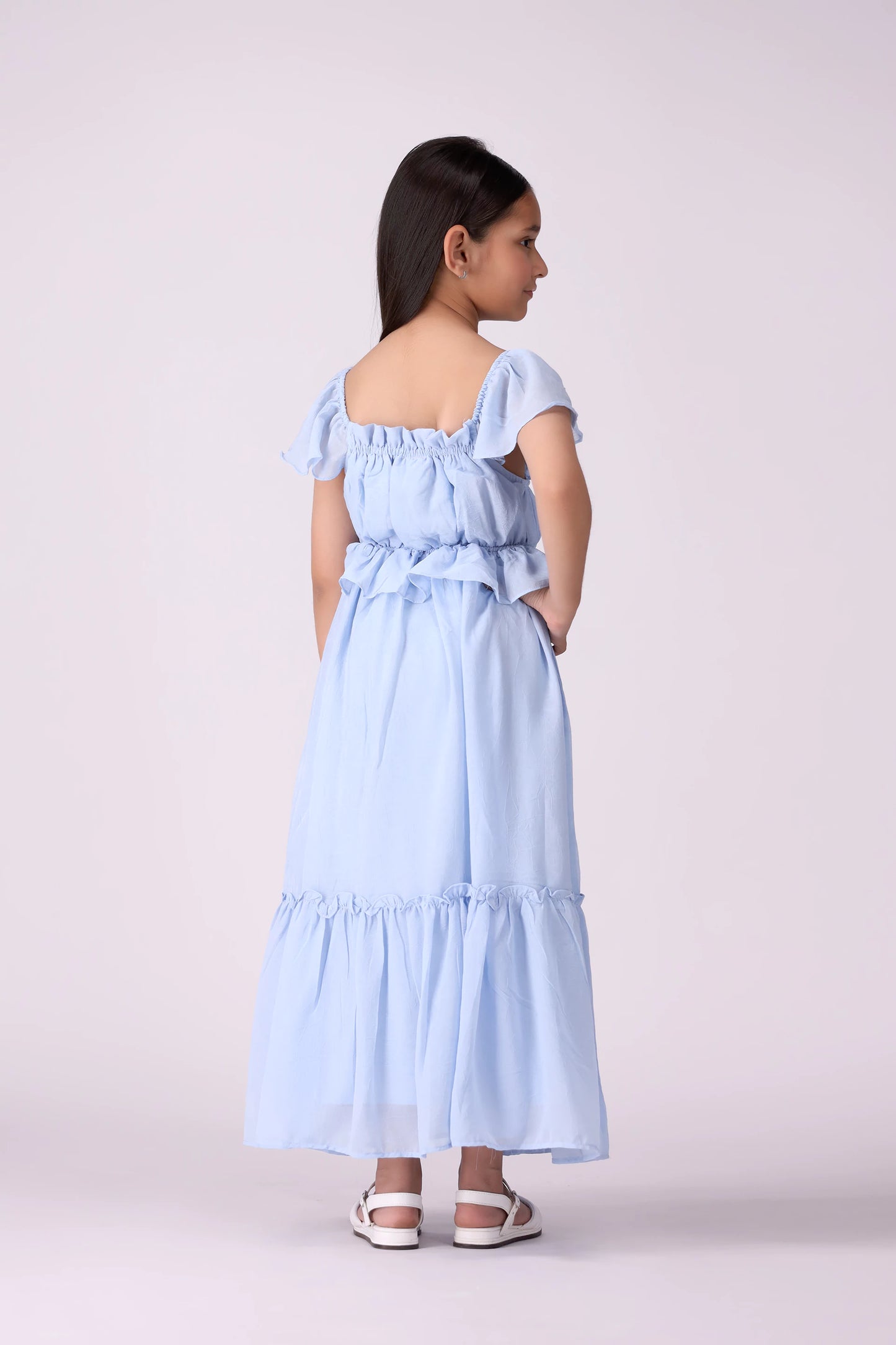 Ruffle Dress - Cougar Clothing