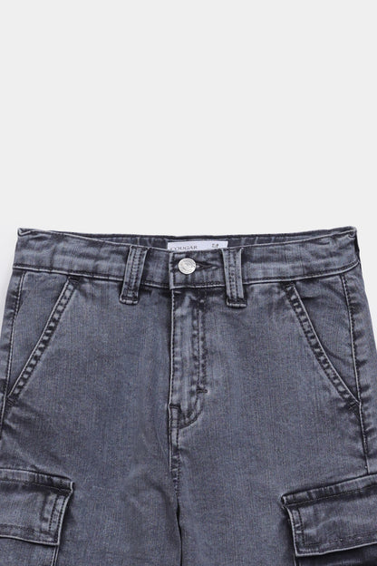 Denim Cargo Shorts - Cougar Clothing