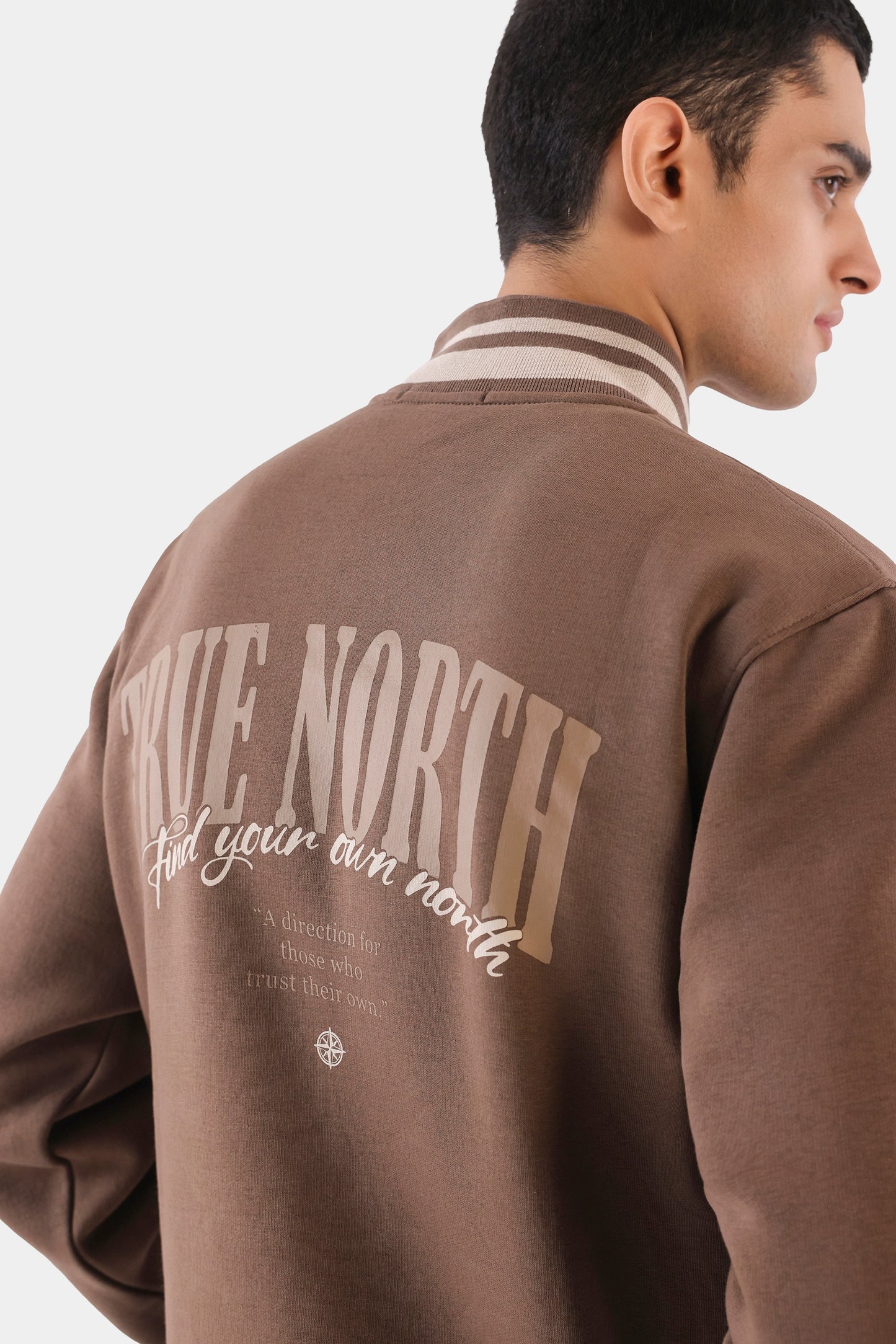 Striped Trimmed Sweatshirt - Cougar Clothing