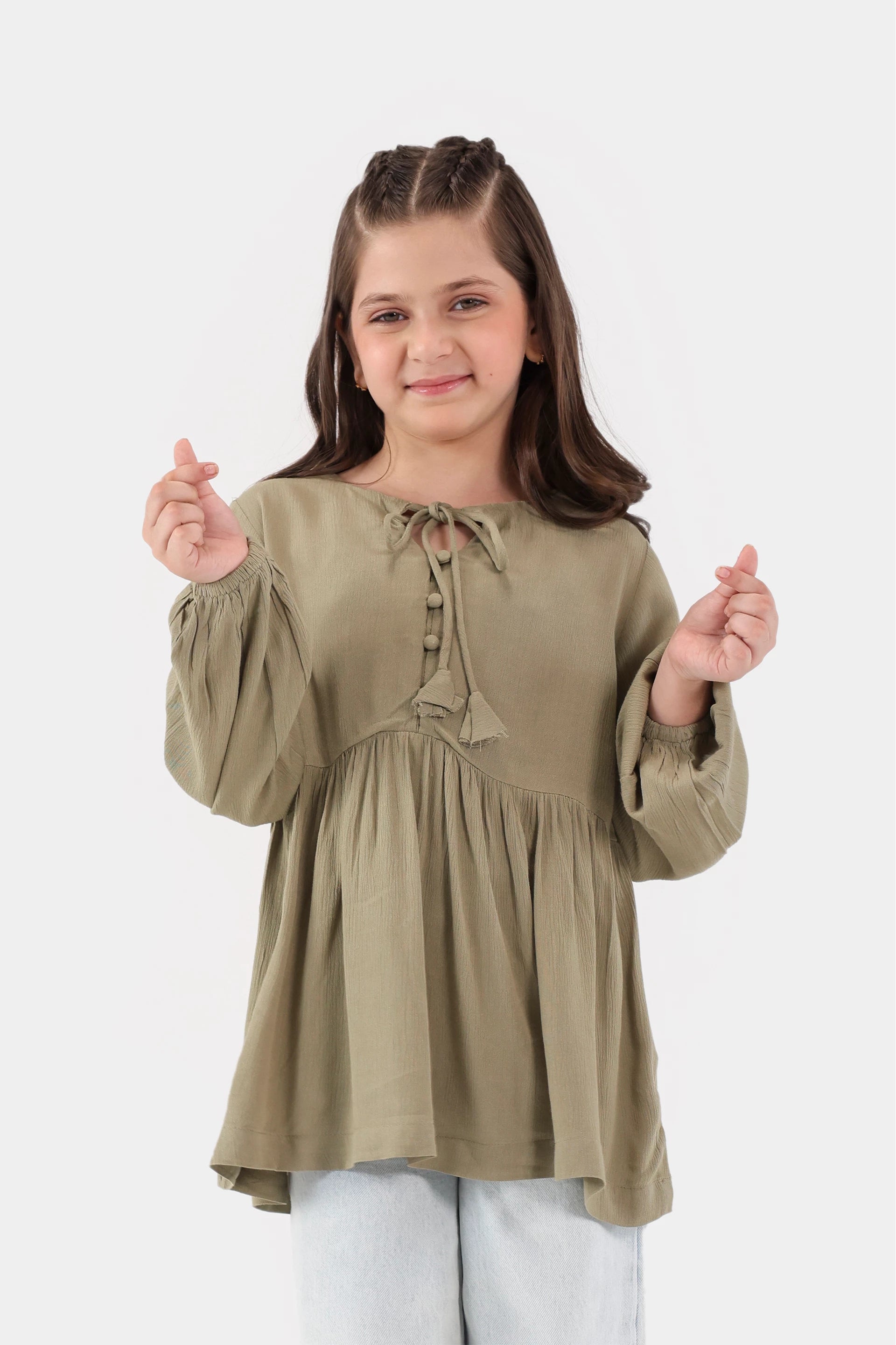 Crush Cotton Dress - Cougar Clothing