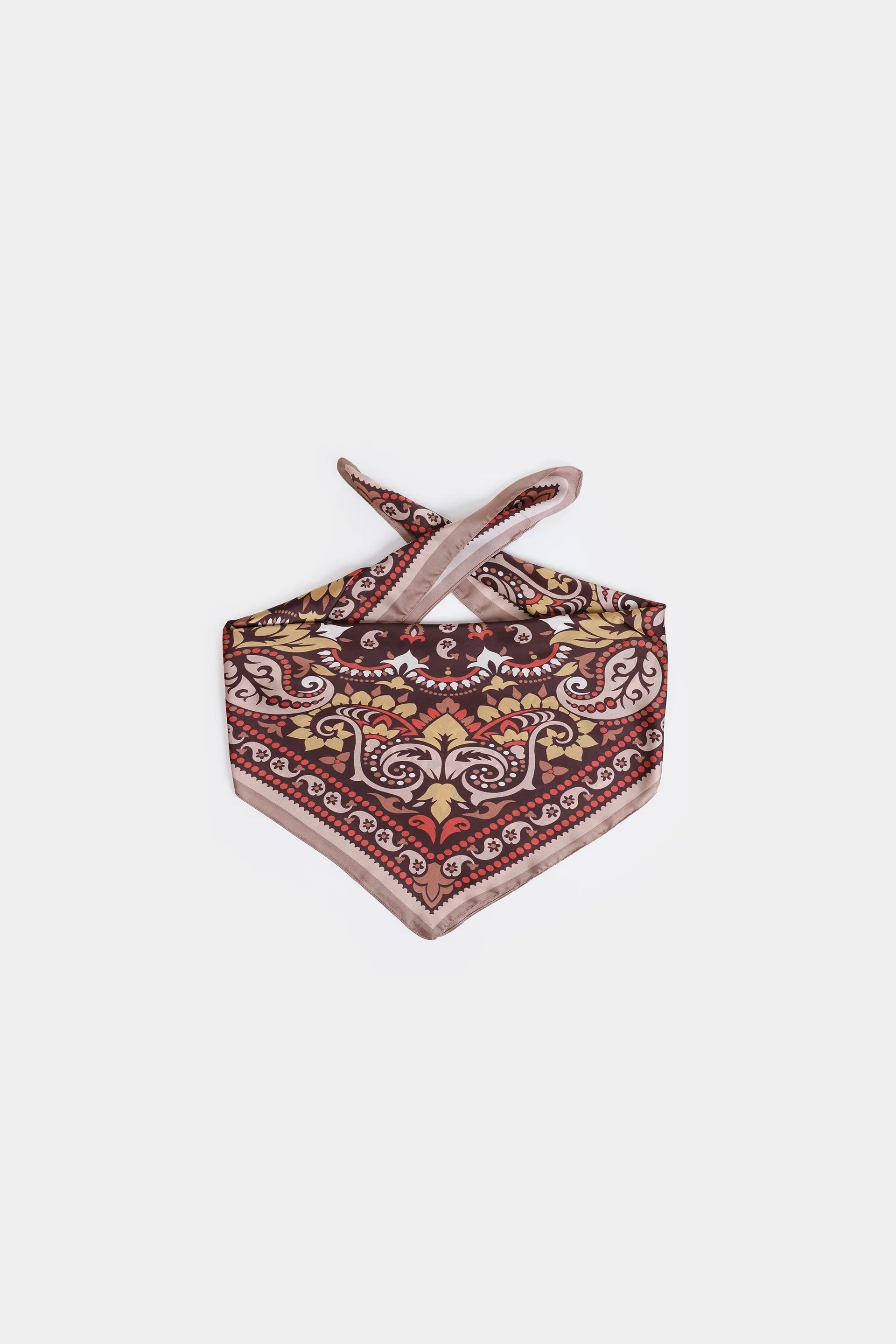 Paisley Printed Silk Scarf - Cougar Clothing