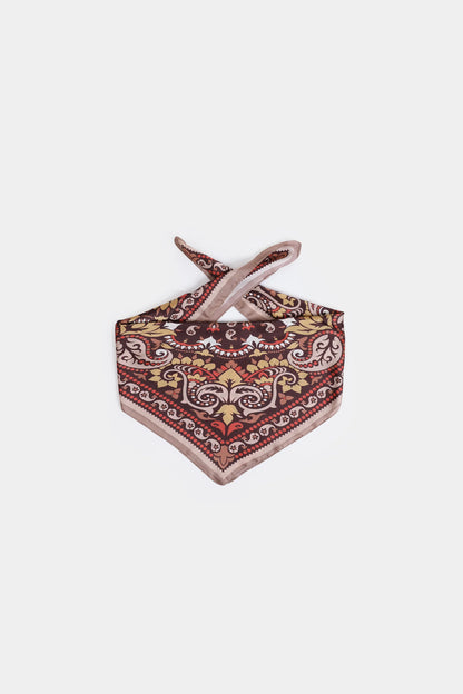 Paisley Printed Silk Scarf - Cougar Clothing
