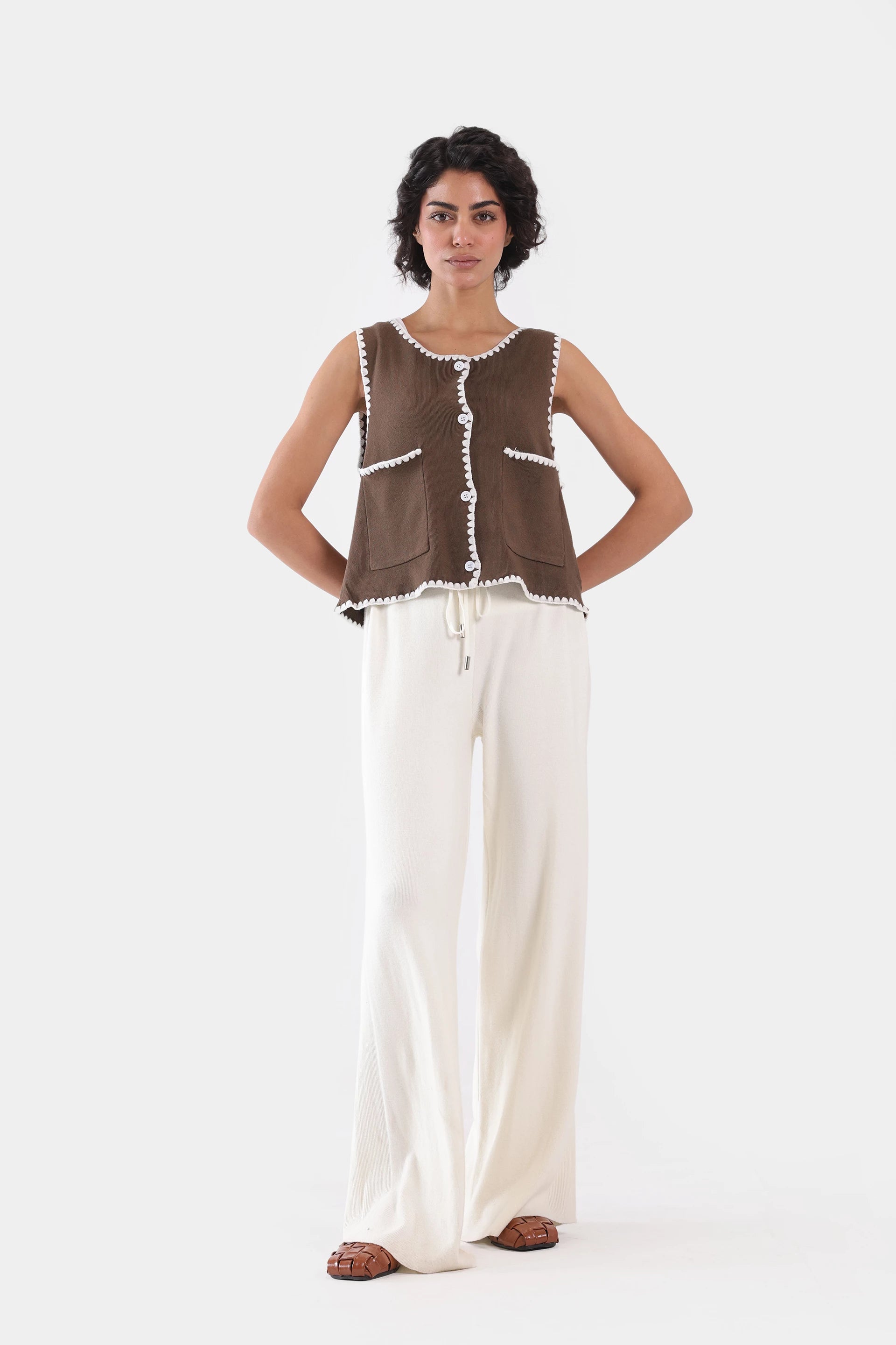 Contrast Trimmed Cardigan - Cougar Clothing