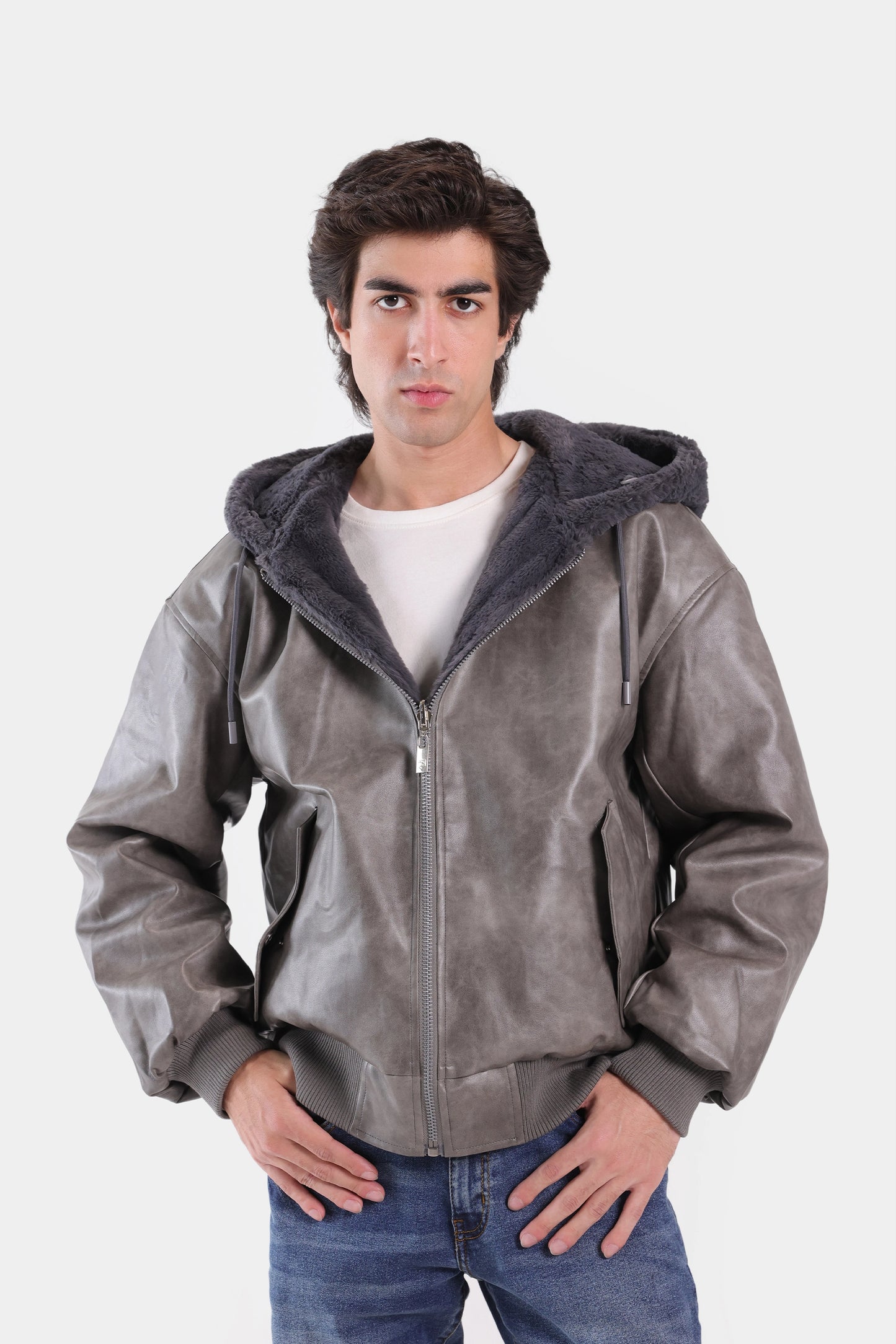 Double Sided Hooded Jacket - Cougar Clothing