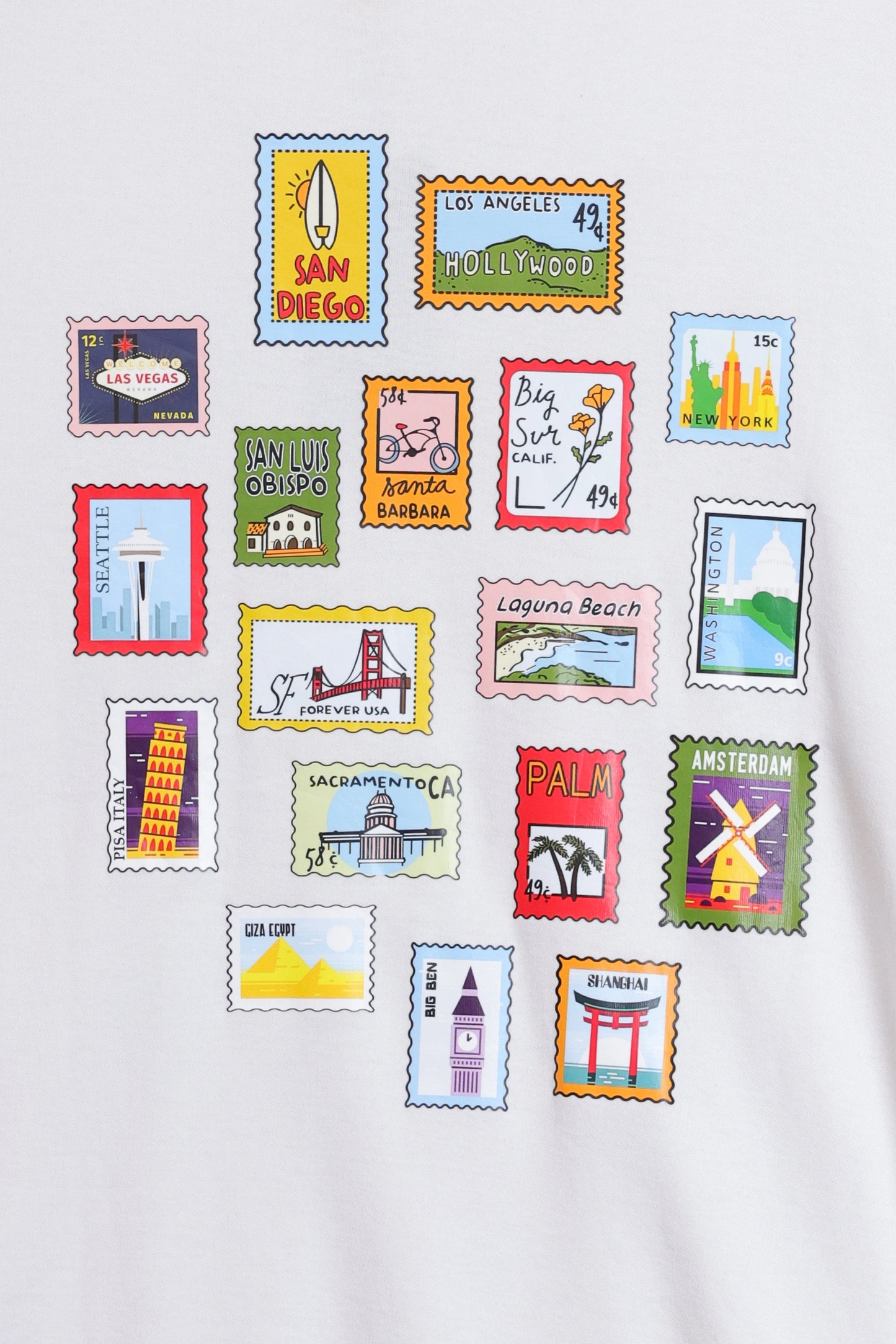 Stamp Story Graphic T-Shirt - Cougar Clothing