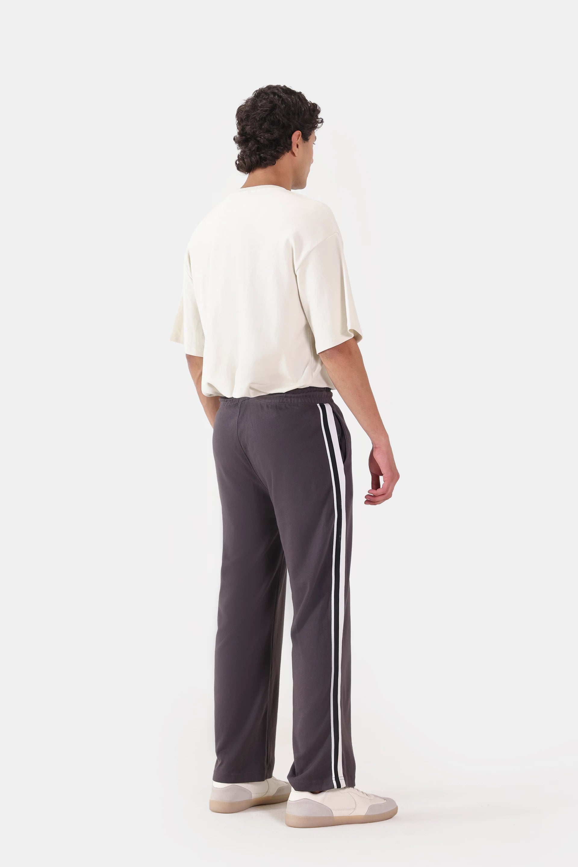 Straight Fit Striped Trousers - Cougar Clothing