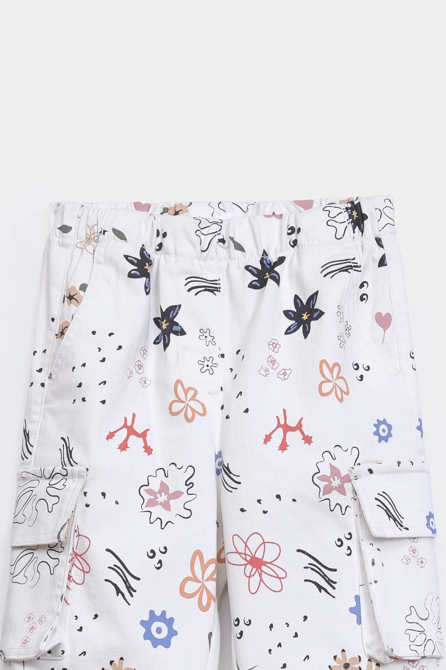 All-Over Printed Cargo Jeans - Cougar Clothing