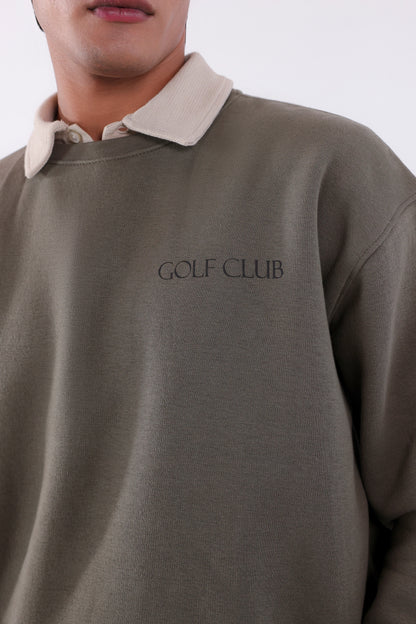 Golf Club Oversized Sweatshirt - Cougar Clothing