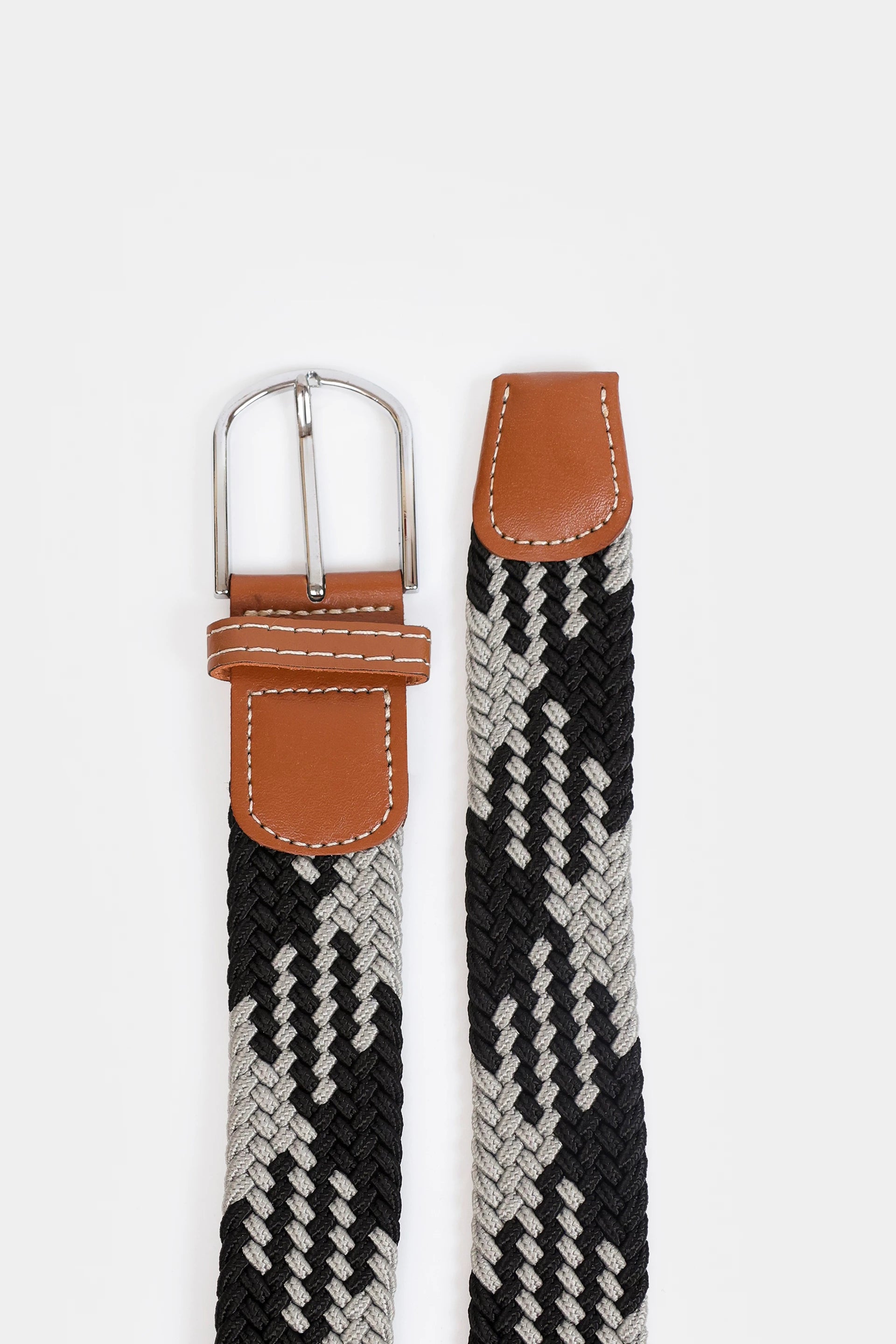 Two-Tone Braided Belt - Cougar Clothing