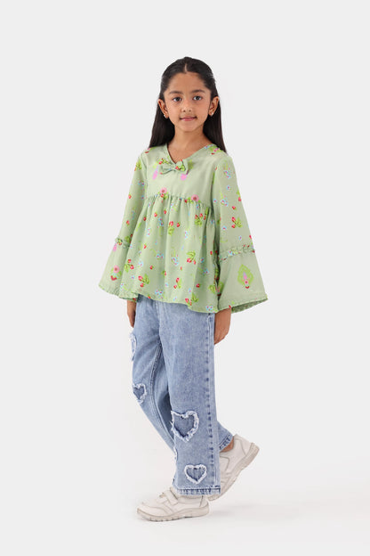 Floral Print Top - Cougar Clothing