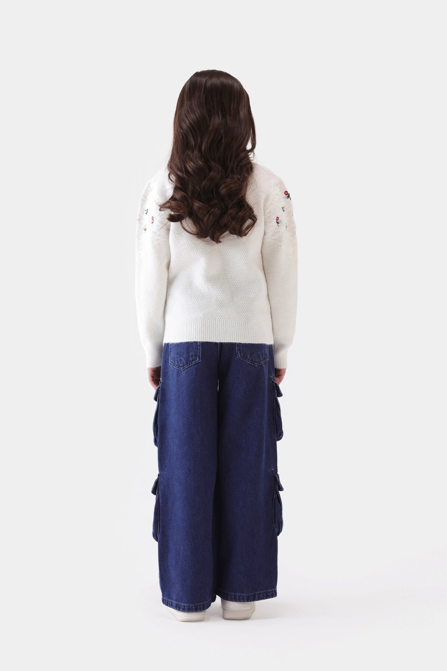 Floral Embroidered Jumper - Cougar Clothing