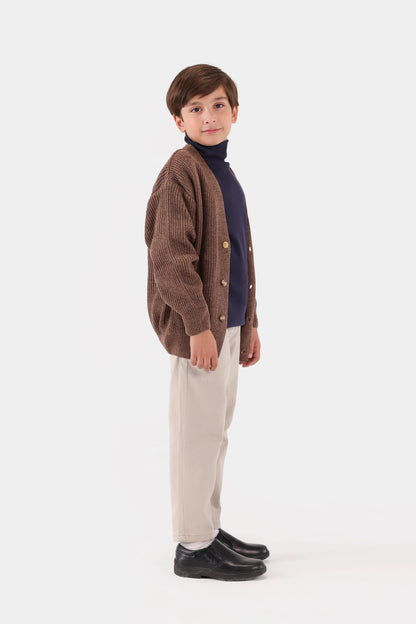 Button-Front Cardigan - Cougar Clothing