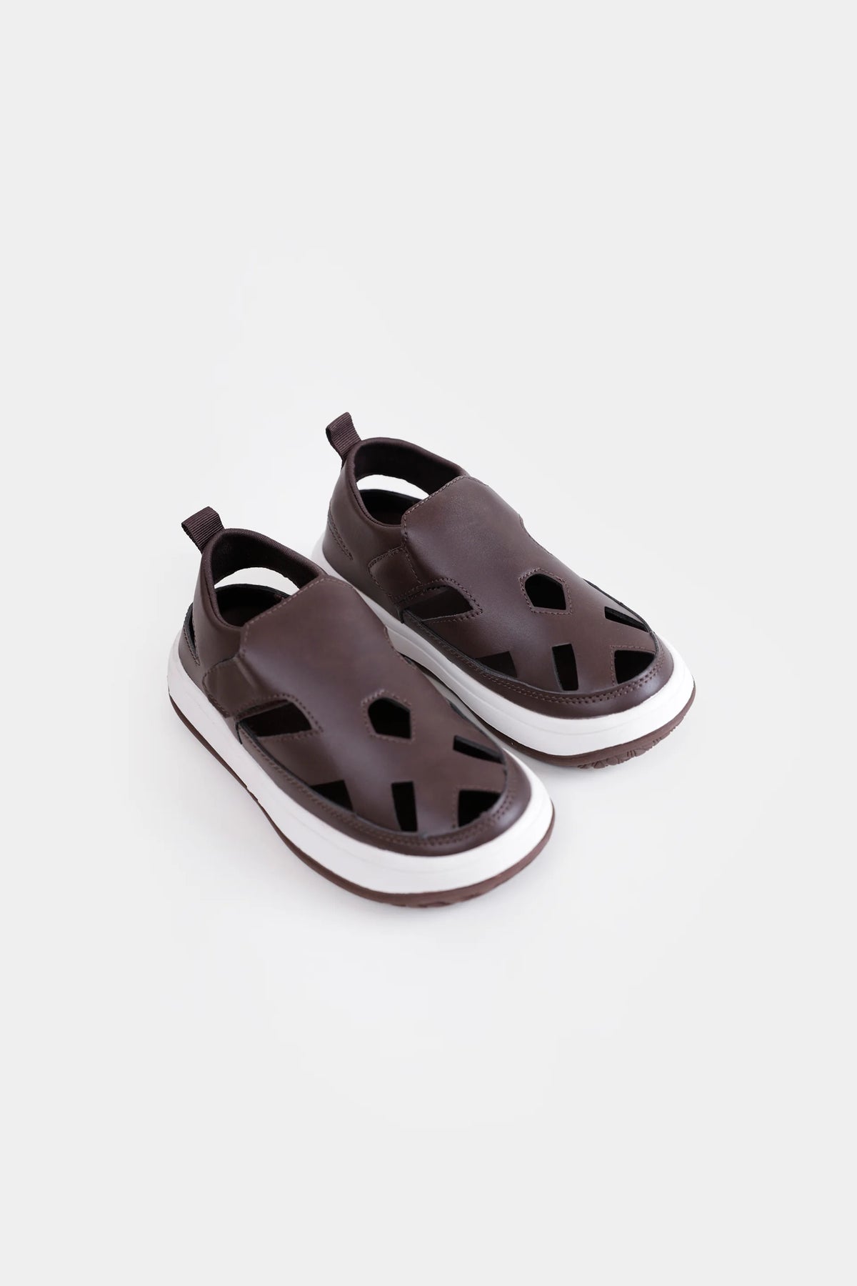Slip-On Cutout Sandals - Cougar Clothing