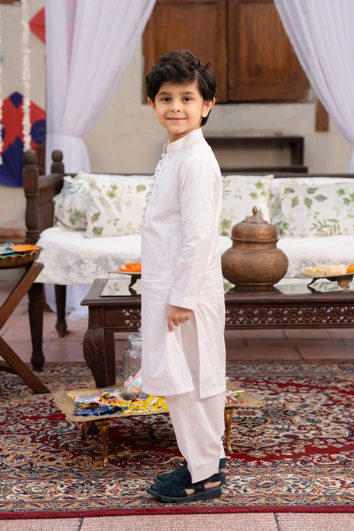 Cambric Kurta Shalwar - Cougar Clothing