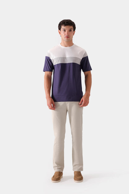 Contrast Panelled T-Shirt - Cougar Clothing