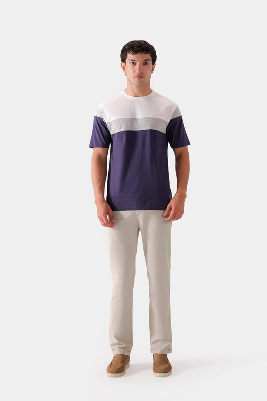 Contrast Panelled T-Shirt - Cougar Clothing