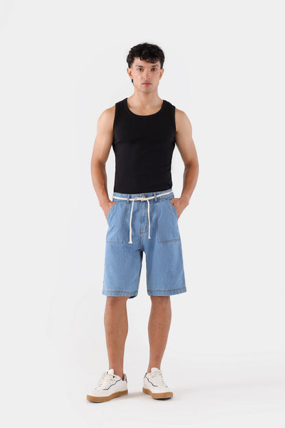 Relaxed Fit Denim Shorts - Cougar Clothing