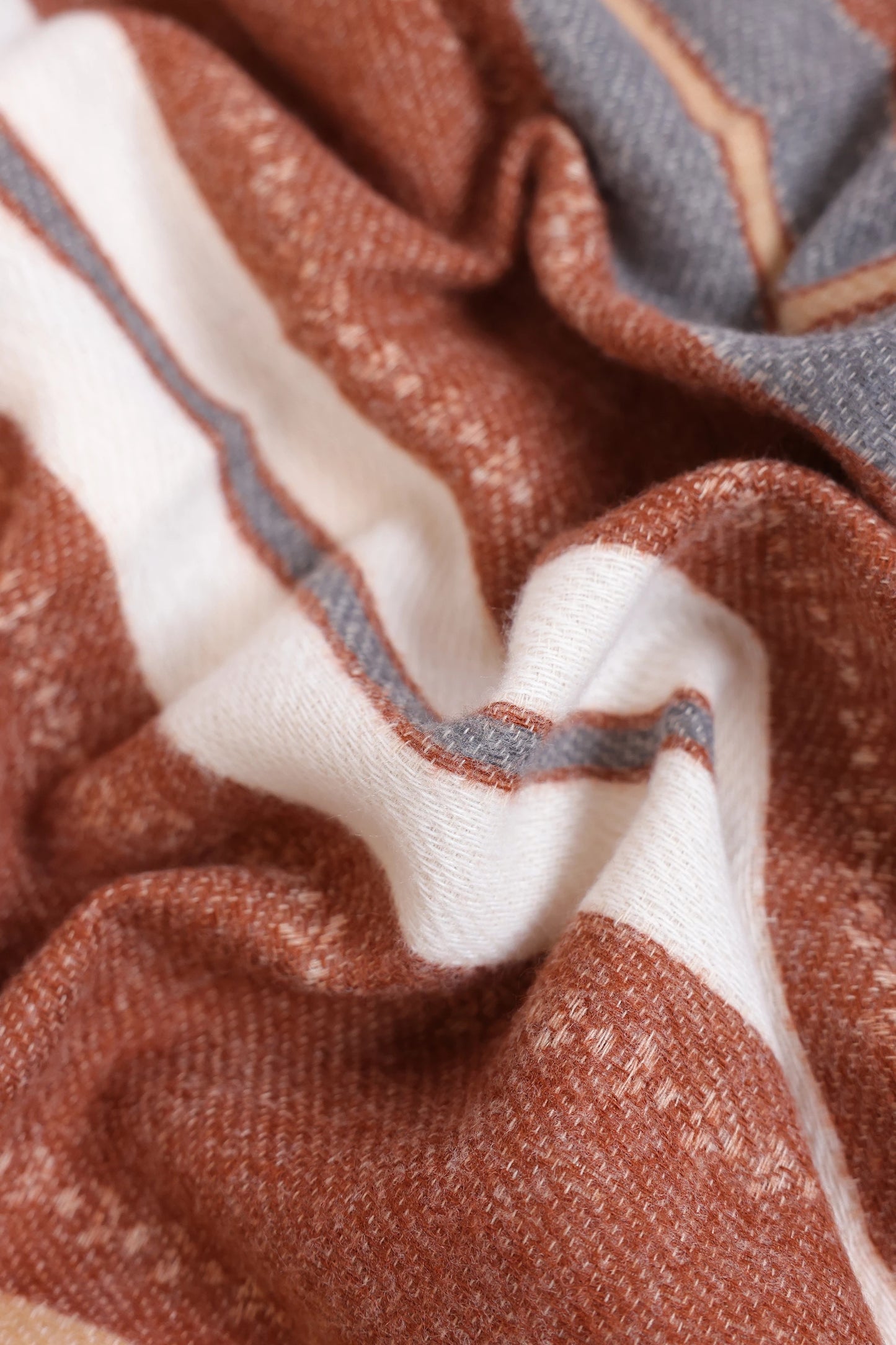 Striped Knitted Shawl - Cougar Clothing