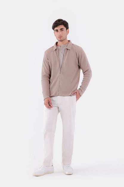 Waffle Knit Jacket - Cougar Clothing