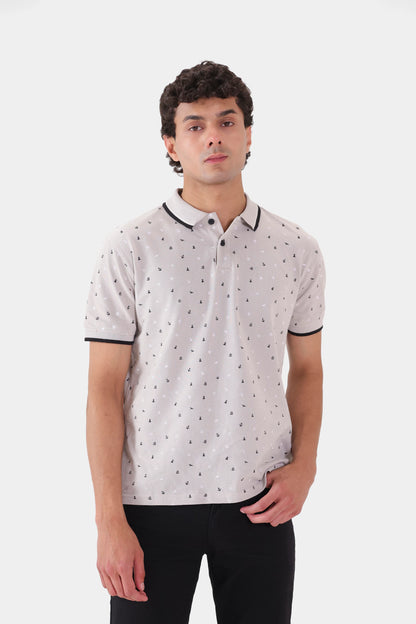 All-Over Printed Polo - Cougar Clothing