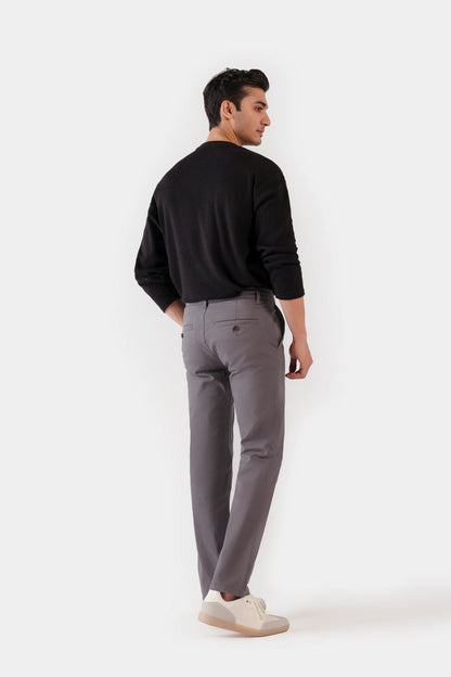 Slim Fit Twill Chino Pants - Cougar Clothing
