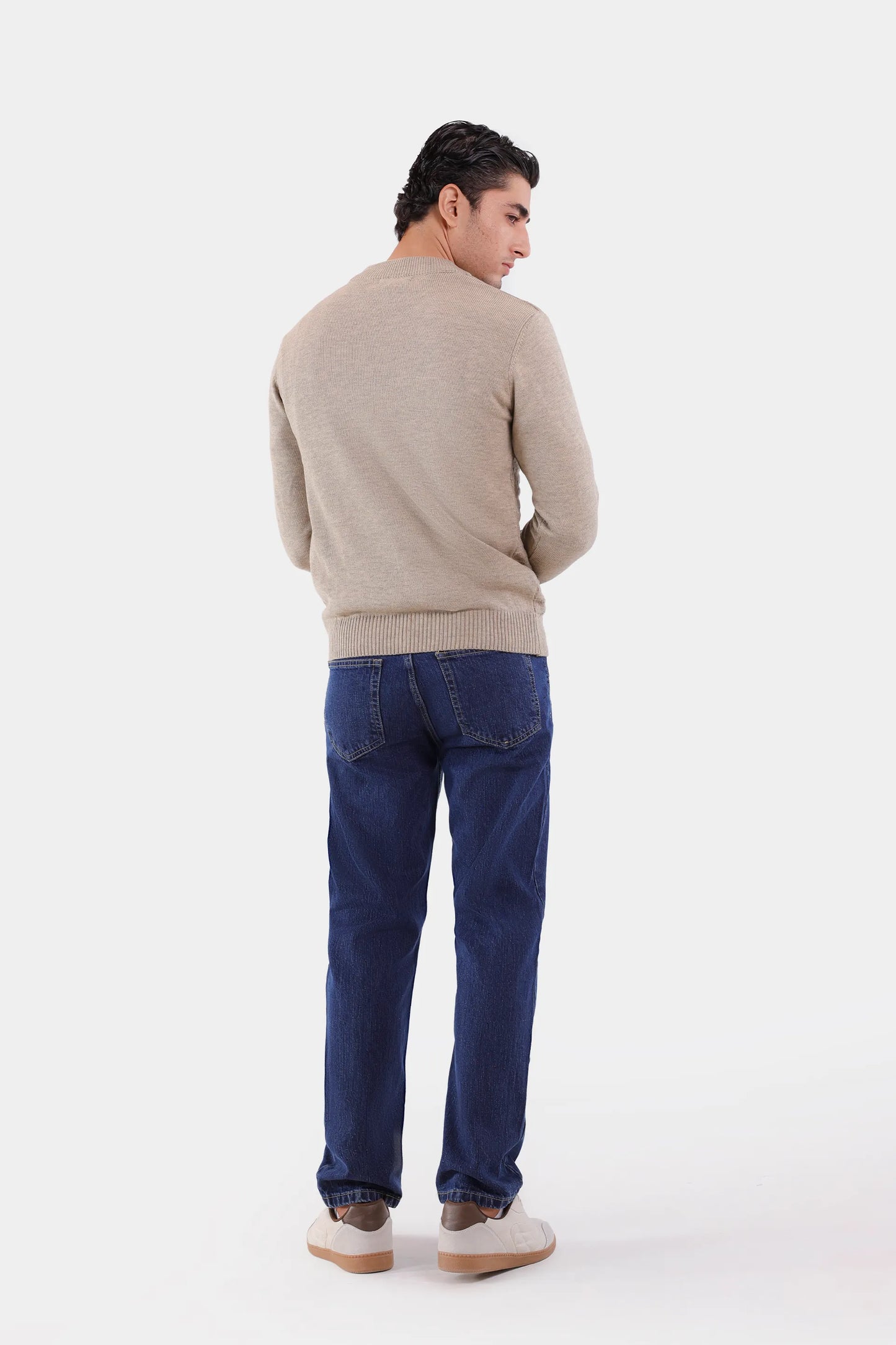 Textured Quarter Zip Sweater - Cougar Clothing