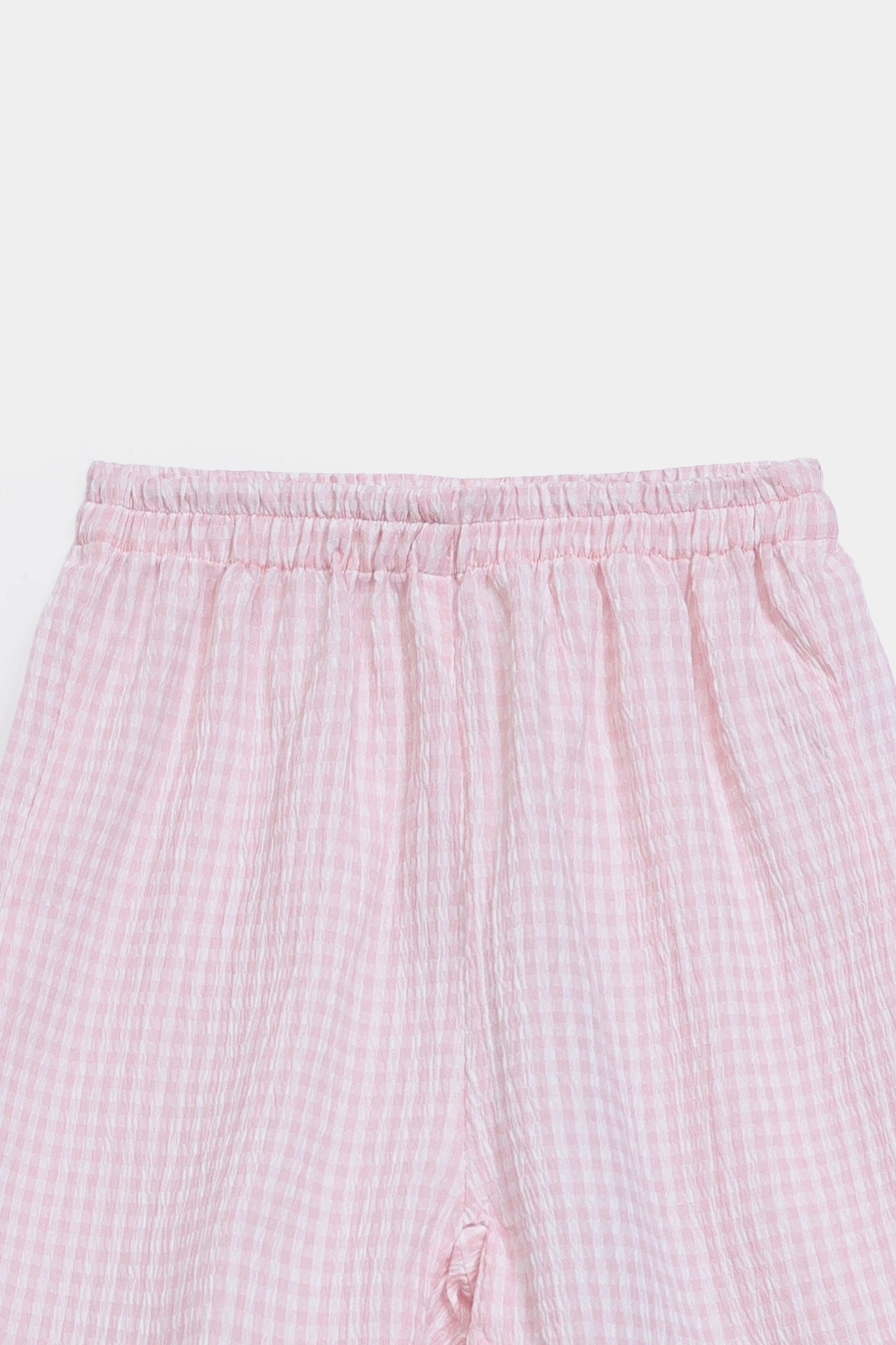 Checkered Cotton Shorts - Cougar Clothing