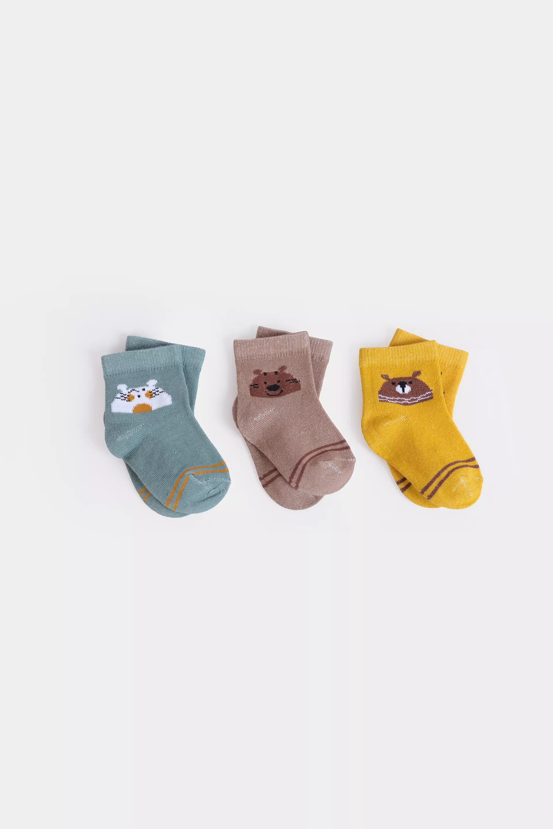 Pack of 3 Short Crew Socks - Cougar Clothing