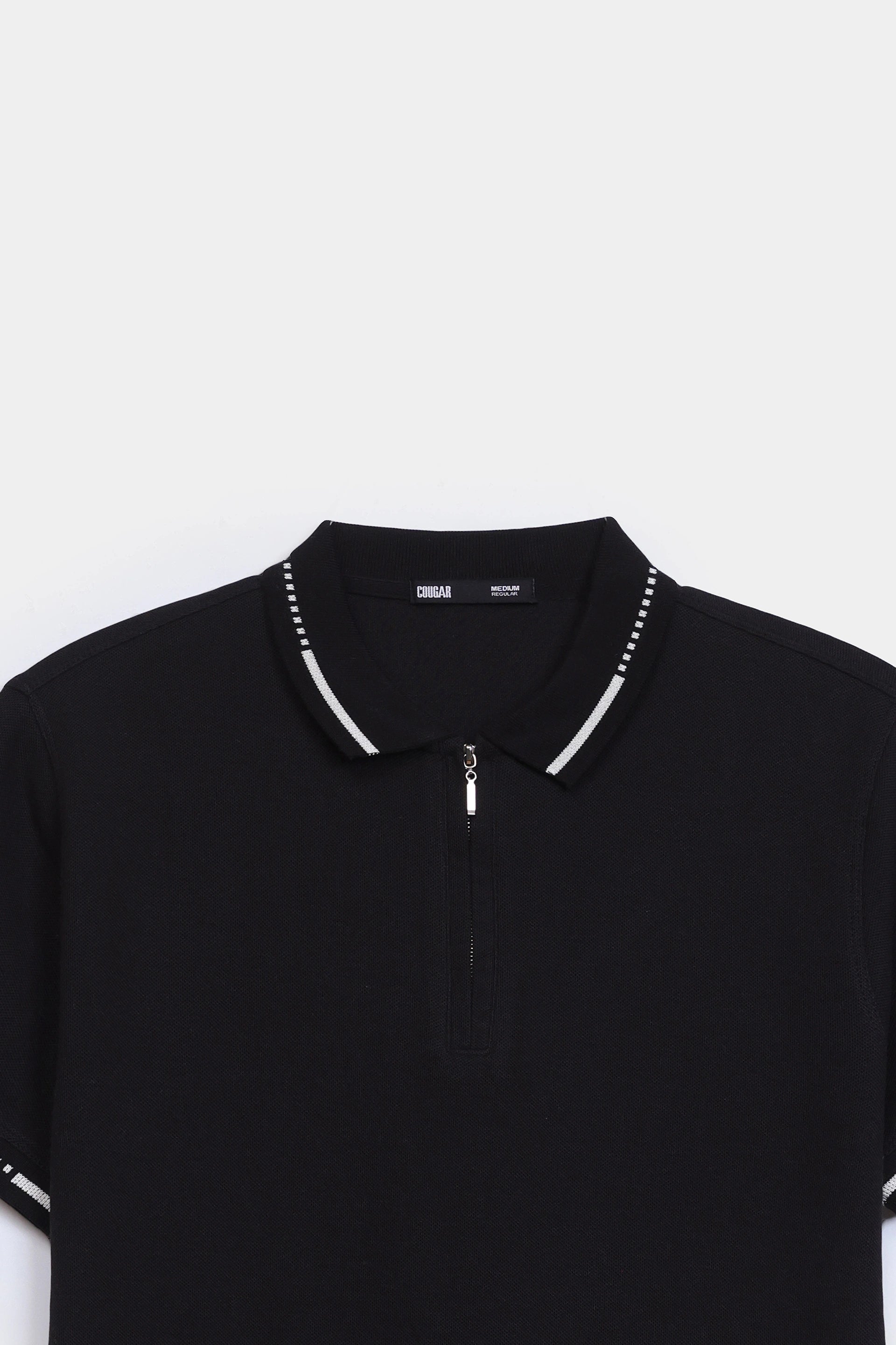 Quarter Zip Polo - Cougar Clothing