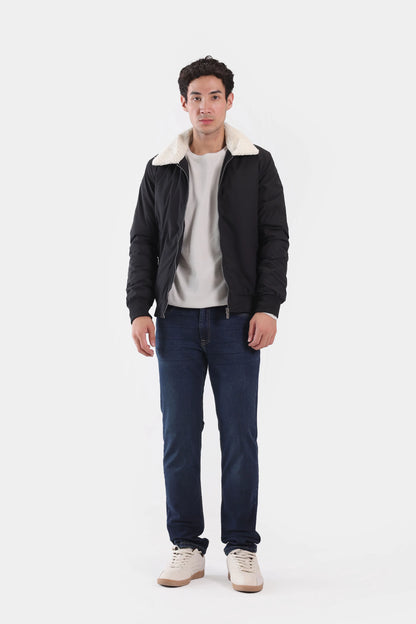 Contrast Sherpa Collar Jacket - Cougar Clothing